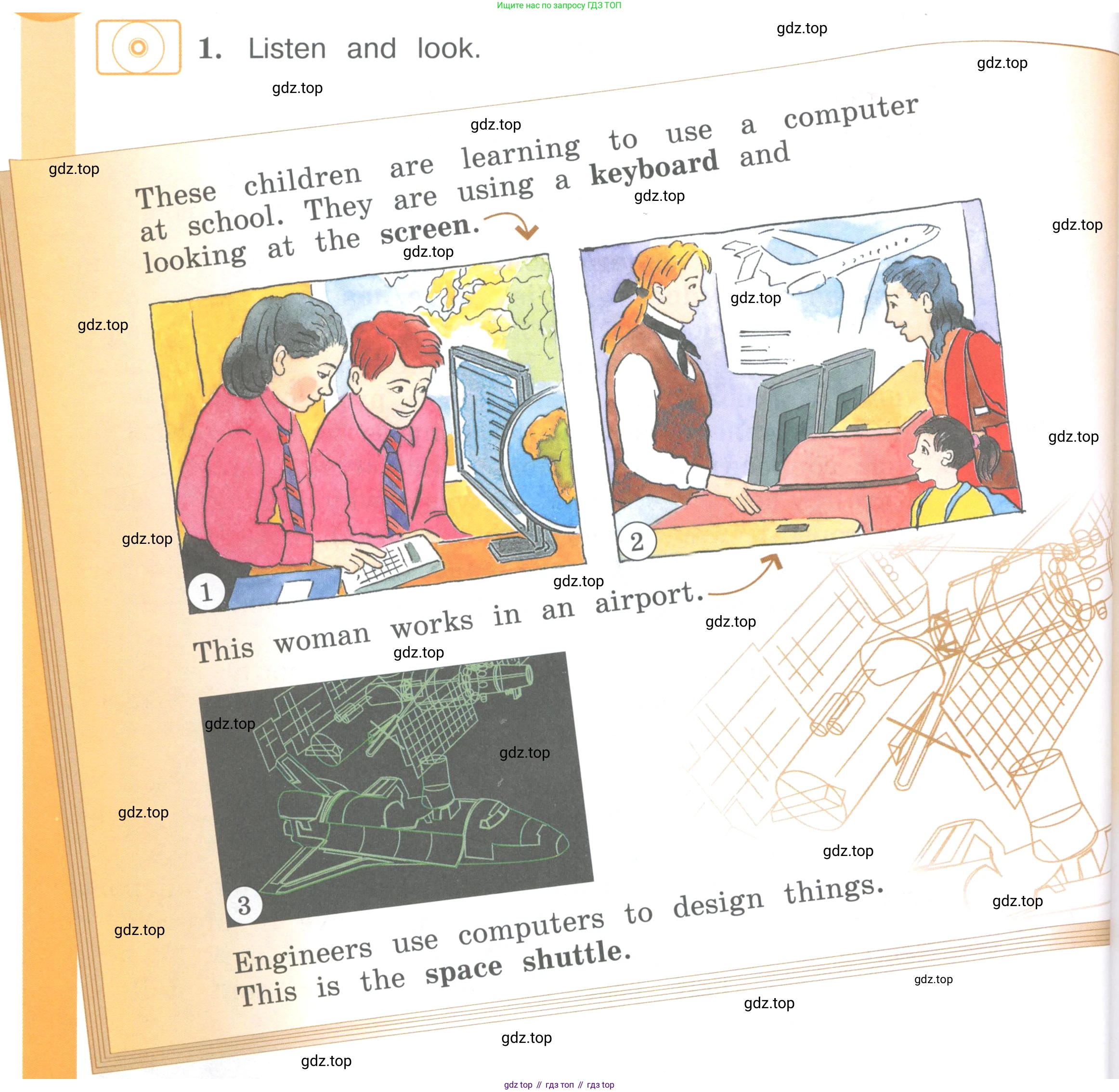 ГДЗ Английский язык (english), 4 класс Учебник (Student's book), авторы: Вербицкая Мария Валерьевна (Verbitskaya Maria), Эббс Брайен (Abbs Brian), Уорелл Энн (Worrall Anne), Уорд Энн (Ward Ann), издательство Вентана-граф, Москва, 2019, белого цвета, Часть ( Part) 1, страница 16, номер 1, Условие