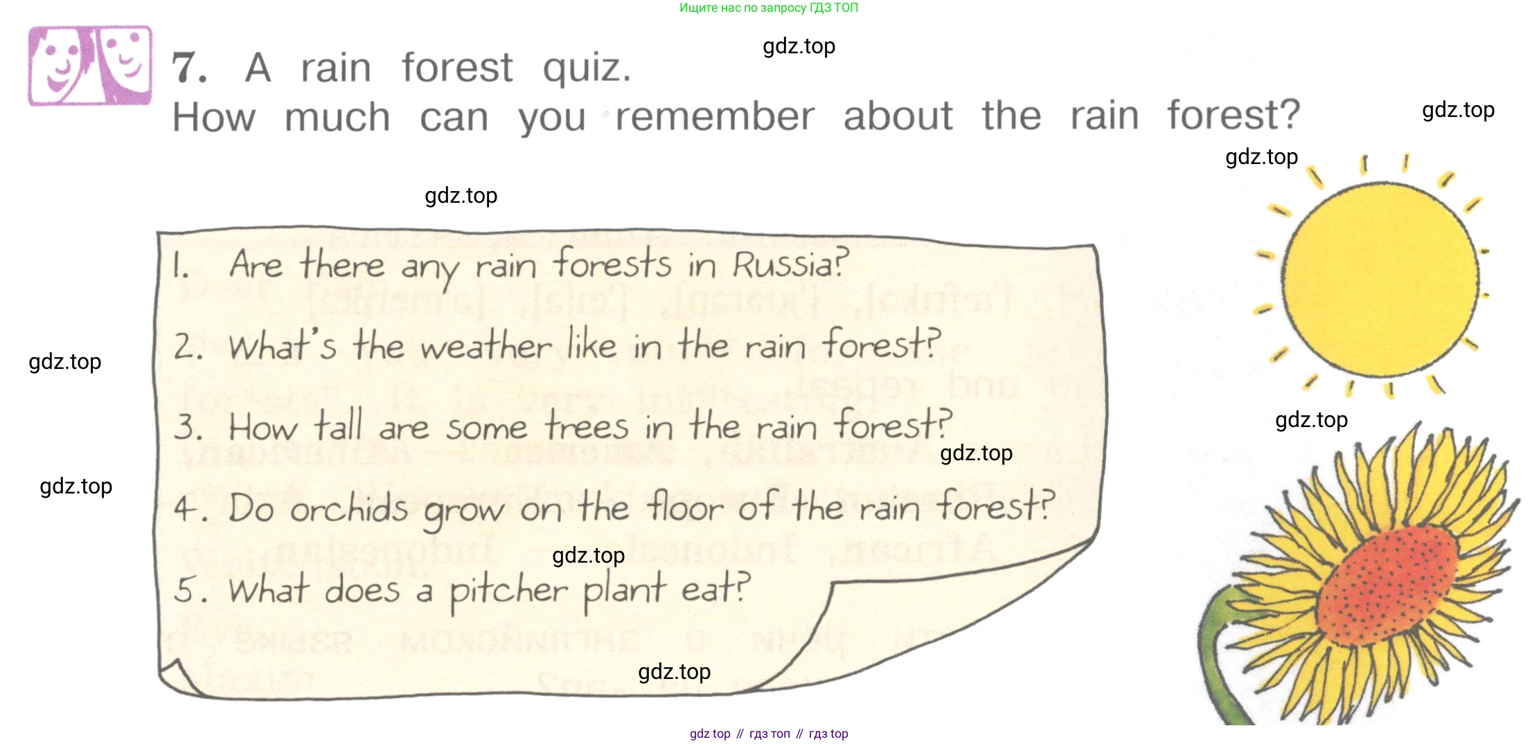 ГДЗ Английский язык (english), 4 класс Учебник (Student's book), авторы: Вербицкая Мария Валерьевна (Verbitskaya Maria), Эббс Брайен (Abbs Brian), Уорелл Энн (Worrall Anne), Уорд Энн (Ward Ann), издательство Вентана-граф, Москва, 2019, белого цвета, Часть ( Part) 1, страница 37, номер 7, Условие