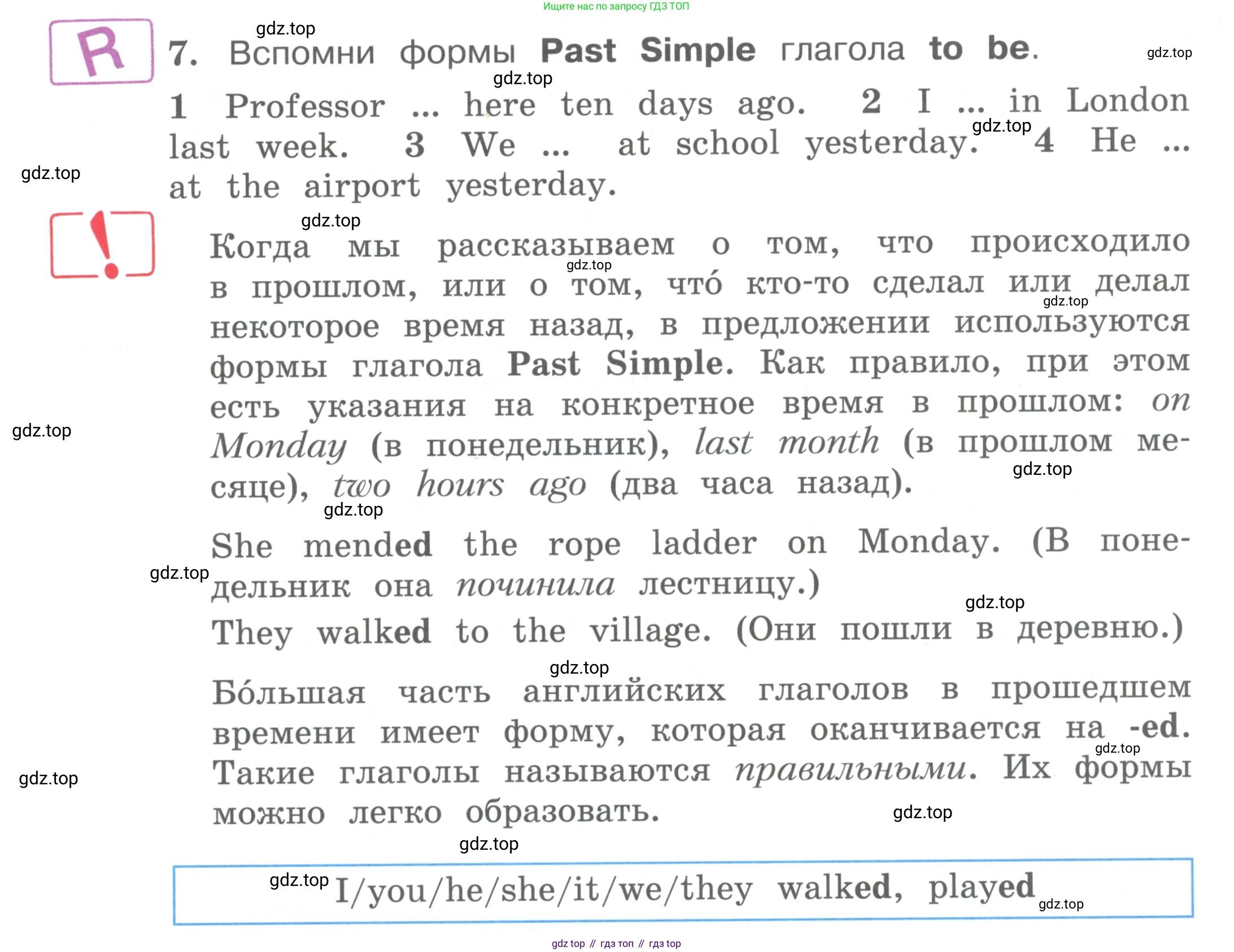 ГДЗ Английский язык (english), 4 класс Учебник (Student's book), авторы: Вербицкая Мария Валерьевна (Verbitskaya Maria), Эббс Брайен (Abbs Brian), Уорелл Энн (Worrall Anne), Уорд Энн (Ward Ann), издательство Вентана-граф, Москва, 2019, белого цвета, Часть ( Part) 2, страница 7, номер 7, Условие