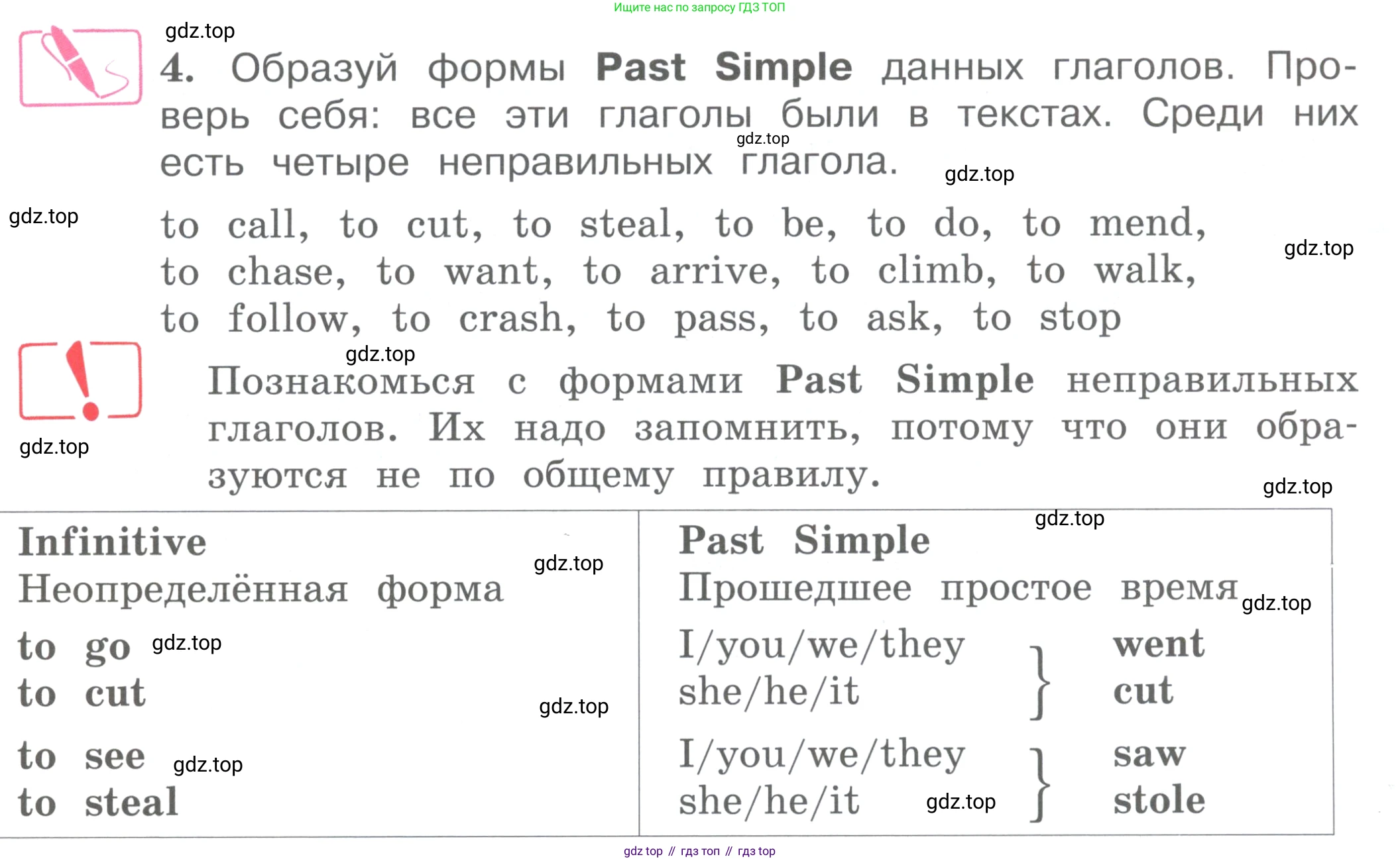 ГДЗ Английский язык (english), 4 класс Учебник (Student's book), авторы: Вербицкая Мария Валерьевна (Verbitskaya Maria), Эббс Брайен (Abbs Brian), Уорелл Энн (Worrall Anne), Уорд Энн (Ward Ann), издательство Вентана-граф, Москва, 2019, белого цвета, Часть ( Part) 2, страница 13, номер 4, Условие