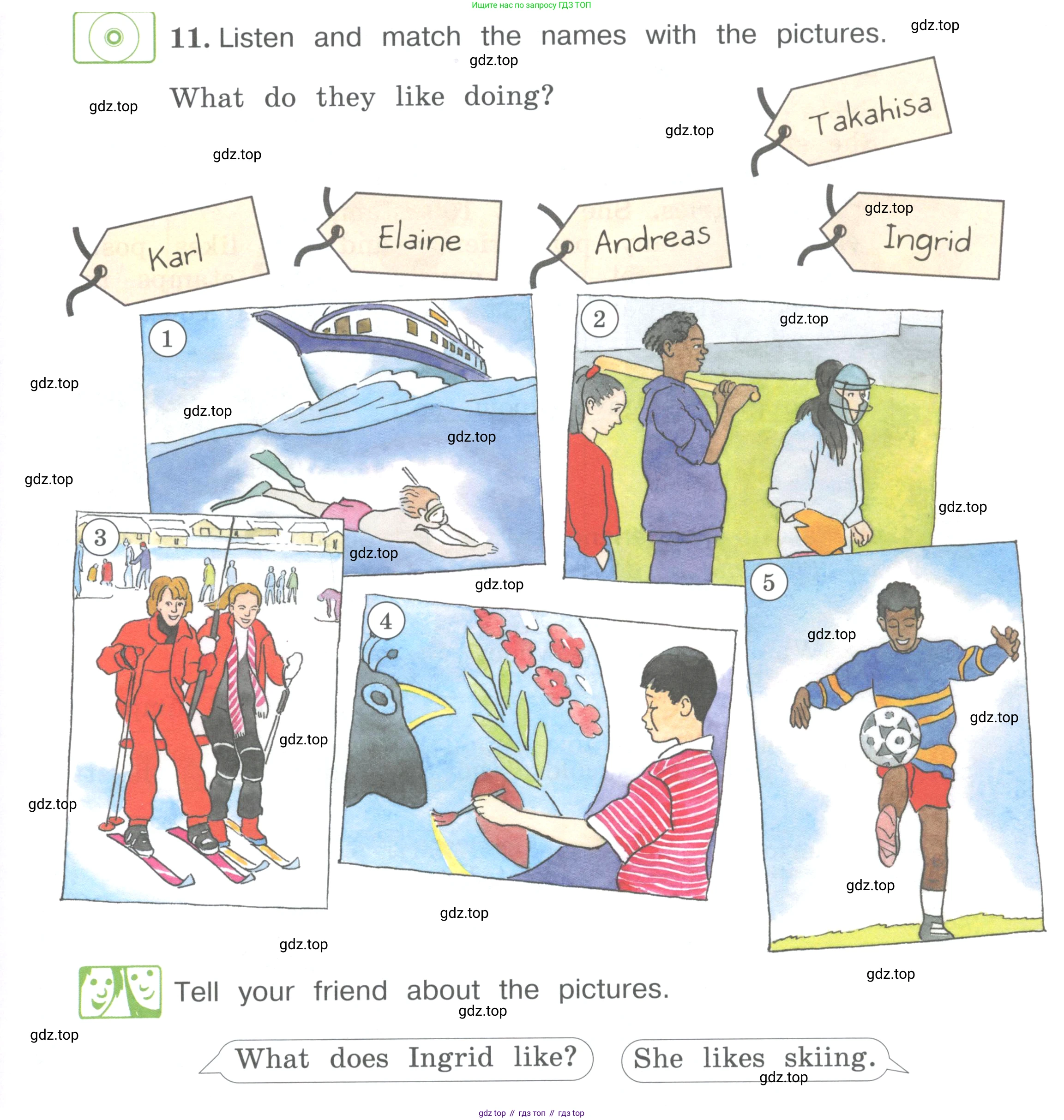 ГДЗ Английский язык (english), 4 класс Учебник (Student's book), авторы: Вербицкая Мария Валерьевна (Verbitskaya Maria), Эббс Брайен (Abbs Brian), Уорелл Энн (Worrall Anne), Уорд Энн (Ward Ann), издательство Вентана-граф, Москва, 2019, белого цвета, Часть ( Part) 2, страница 23, номер 11, Условие