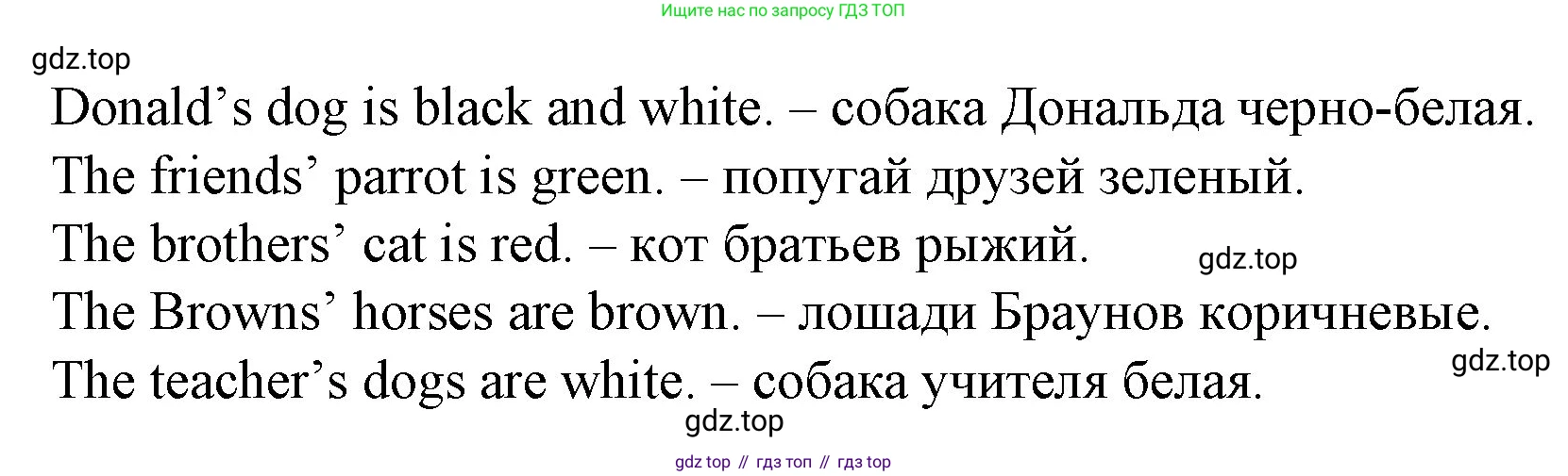 ГДЗ Английский язык (english), 4 класс Рабочая тетрадь (workbook), авторы: Верещагина Ирина Николаевна (Vereshchagina Irina), Афанасьева Ольга Васильевна (Afanasyeva Olga), издательство Просвещение, Москва, 2016, белого цвета, страница 4, номер 2, Решение (продолжение 2)