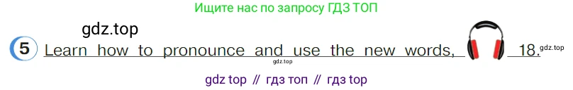 ГДЗ Английский язык (english), 4 класс Учебник (Student's book), авторы: Верещагина Ирина Николаевна (Vereshchagina Irina), Афанасьева Ольга Васильевна (Afanasyeva Olga), издательство Просвещение, Москва, 2023, серого цвета, Часть ( Part) 1, страница 65, номер 5, Условие