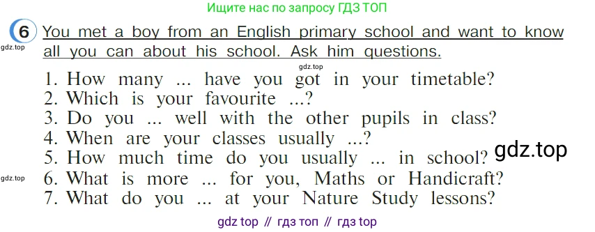 ГДЗ Английский язык (english), 4 класс Учебник (Student's book), авторы: Верещагина Ирина Николаевна (Vereshchagina Irina), Афанасьева Ольга Васильевна (Afanasyeva Olga), издательство Просвещение, Москва, 2023, серого цвета, Часть ( Part) 1, страница 69, номер 6, Условие