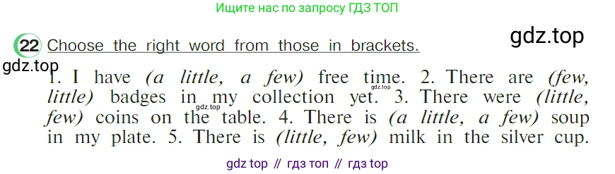 ГДЗ Английский язык (english), 4 класс Учебник (Student's book), авторы: Верещагина Ирина Николаевна (Vereshchagina Irina), Афанасьева Ольга Васильевна (Afanasyeva Olga), издательство Просвещение, Москва, 2023, серого цвета, Часть ( Part) 2, страница 65, номер 22, Условие