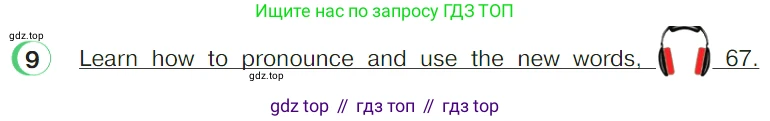 ГДЗ Английский язык (english), 4 класс Учебник (Student's book), авторы: Верещагина Ирина Николаевна (Vereshchagina Irina), Афанасьева Ольга Васильевна (Afanasyeva Olga), издательство Просвещение, Москва, 2023, серого цвета, Часть ( Part) 2, страница 67, номер 9, Условие