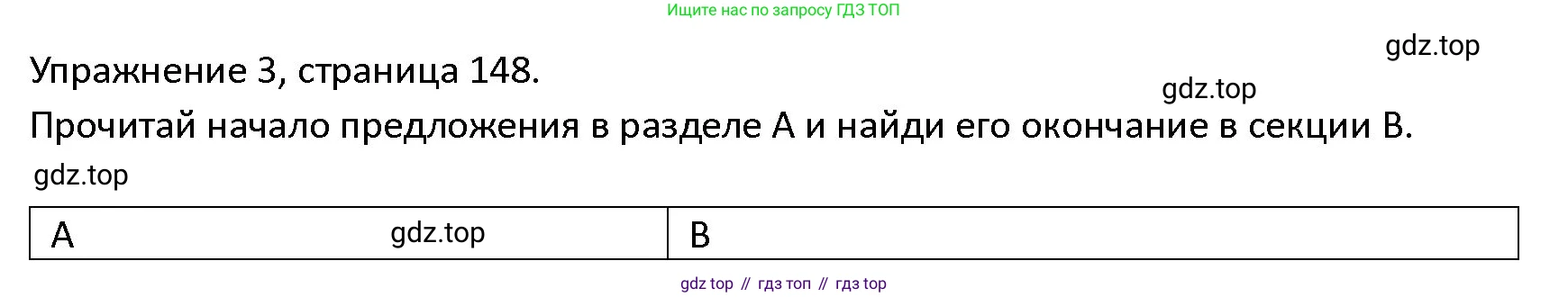ГДЗ Английский язык (english), 4 класс Учебник (Student's book), авторы: Верещагина Ирина Николаевна (Vereshchagina Irina), Афанасьева Ольга Васильевна (Afanasyeva Olga), издательство Просвещение, Москва, 2023, серого цвета, Часть ( Part) 1, страница 148, номер 3, Решение 1