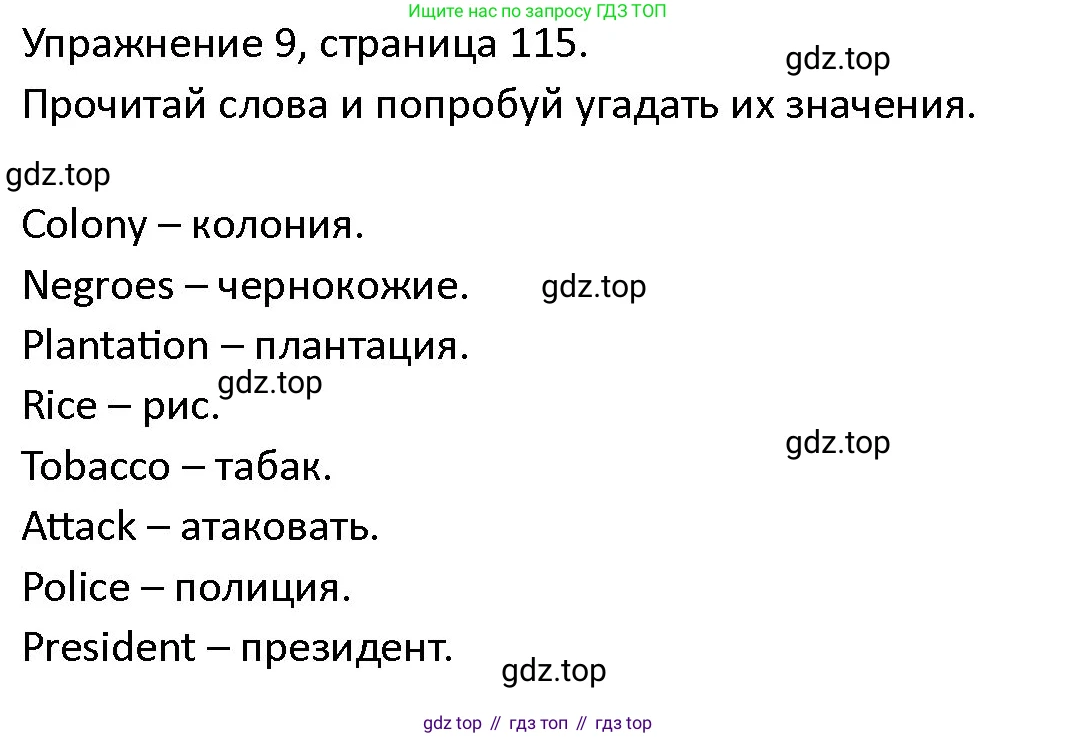 ГДЗ Английский язык (english), 4 класс Учебник (Student's book), авторы: Верещагина Ирина Николаевна (Vereshchagina Irina), Афанасьева Ольга Васильевна (Afanasyeva Olga), издательство Просвещение, Москва, 2023, серого цвета, Часть ( Part) 2, страница 115, номер 9, Решение 1