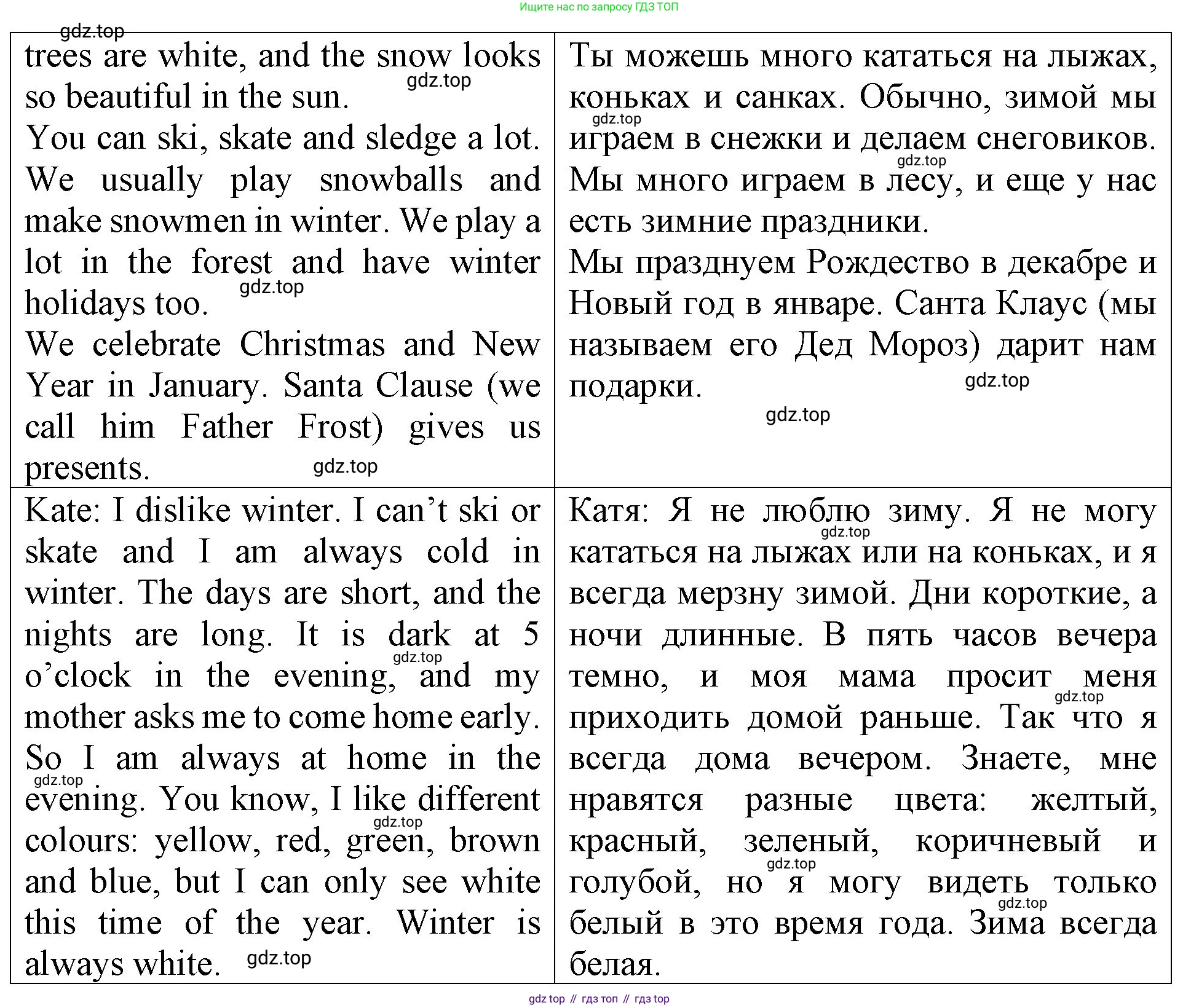 ГДЗ Английский язык (english), 4 класс Учебник (Student's book), авторы: Верещагина Ирина Николаевна (Vereshchagina Irina), Афанасьева Ольга Васильевна (Afanasyeva Olga), издательство Просвещение, Москва, 2023, серого цвета, Часть ( Part) 1, страница 5, номер 7, Решение 2 (продолжение 2)