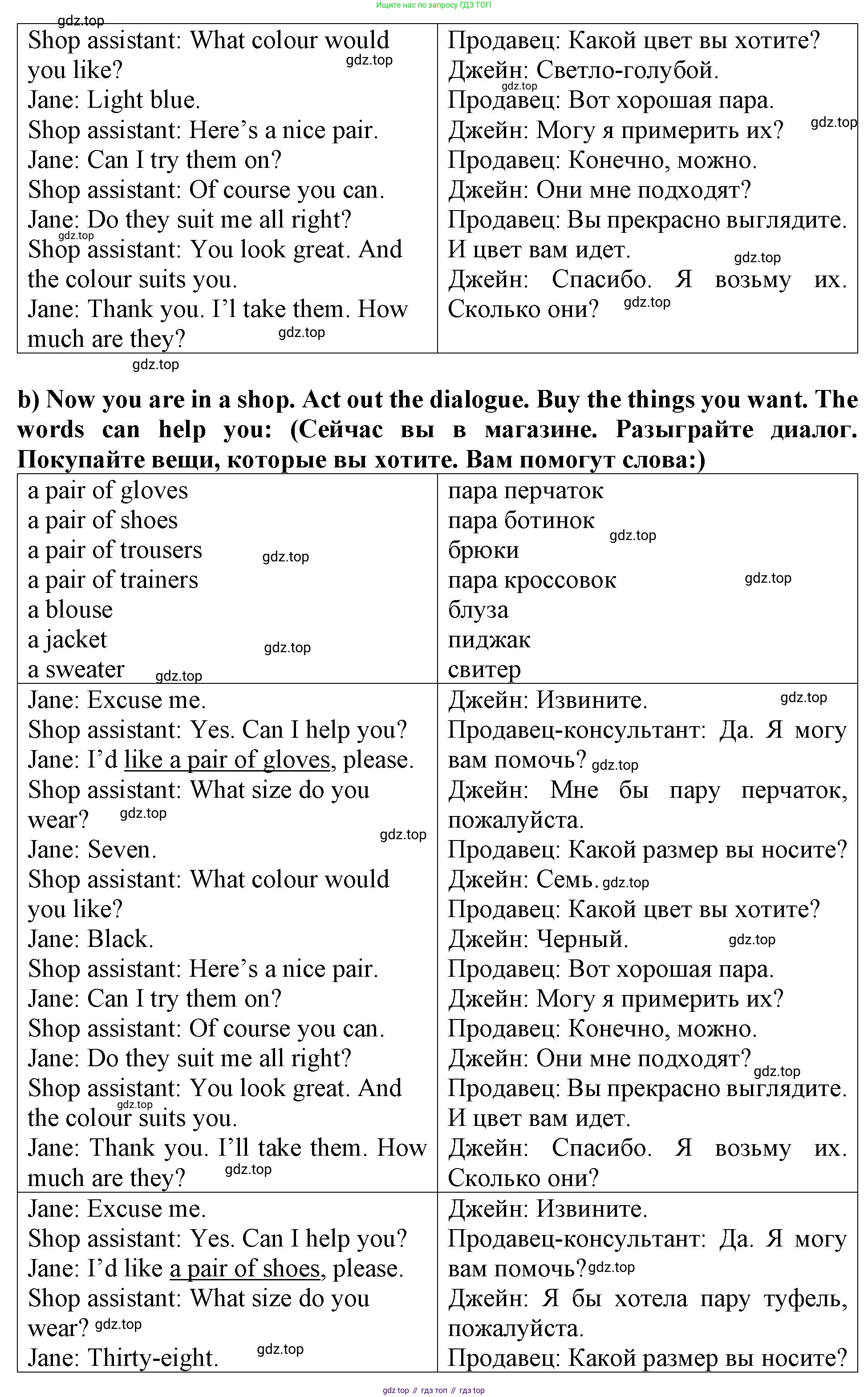 ГДЗ Английский язык (english), 4 класс Учебник (Student's book), авторы: Верещагина Ирина Николаевна (Vereshchagina Irina), Афанасьева Ольга Васильевна (Afanasyeva Olga), издательство Просвещение, Москва, 2023, серого цвета, Часть ( Part) 1, страница 10, номер 10, Решение 2 (продолжение 2)