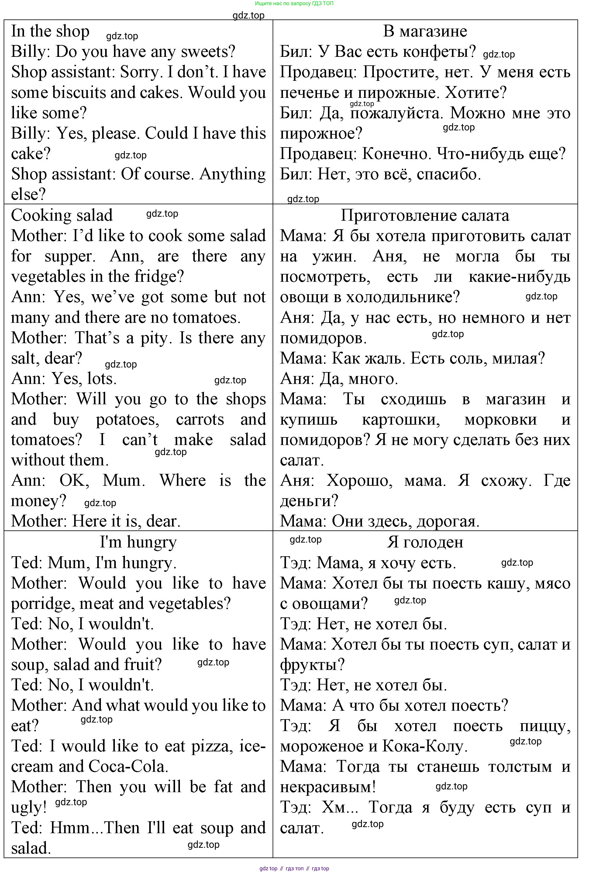 ГДЗ Английский язык (english), 4 класс Учебник (Student's book), авторы: Верещагина Ирина Николаевна (Vereshchagina Irina), Афанасьева Ольга Васильевна (Afanasyeva Olga), издательство Просвещение, Москва, 2023, серого цвета, Часть ( Part) 1, страница 17, номер 9, Решение 2 (продолжение 2)