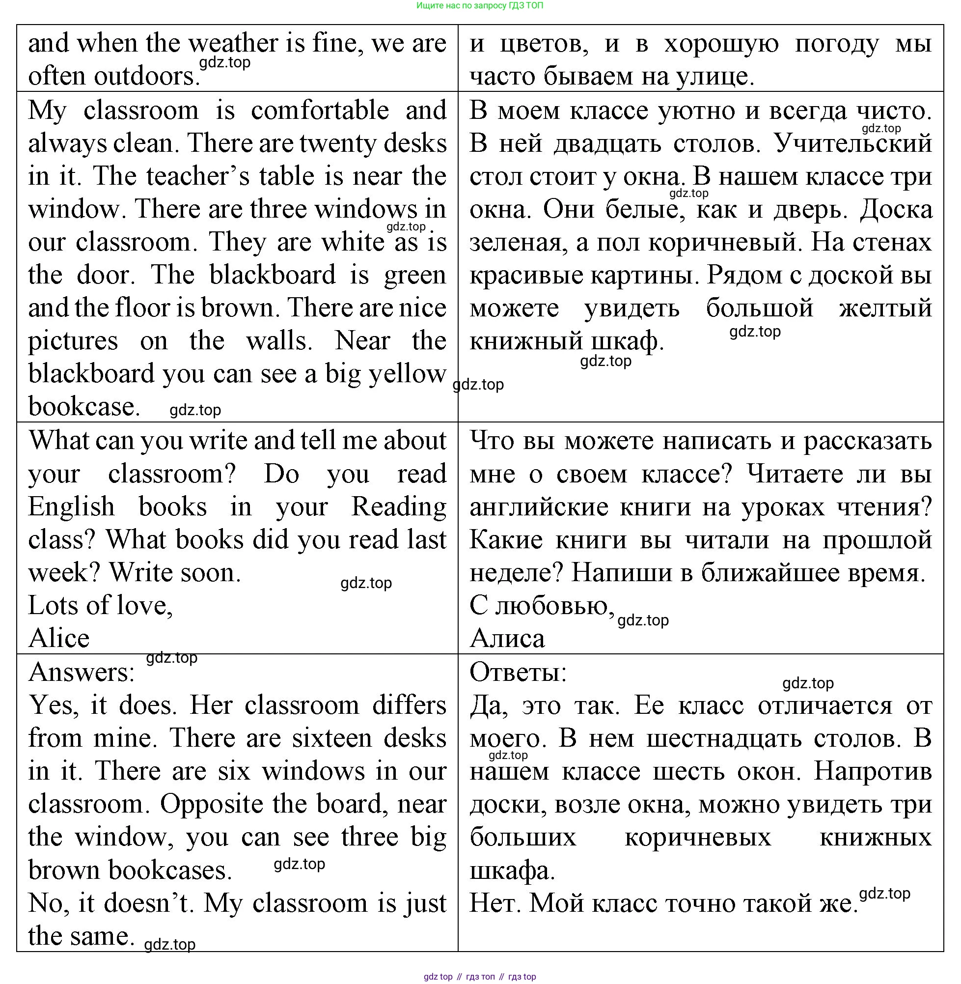 ГДЗ Английский язык (english), 4 класс Учебник (Student's book), авторы: Верещагина Ирина Николаевна (Vereshchagina Irina), Афанасьева Ольга Васильевна (Afanasyeva Olga), издательство Просвещение, Москва, 2023, серого цвета, Часть ( Part) 1, страница 57, номер 10, Решение 2 (продолжение 2)