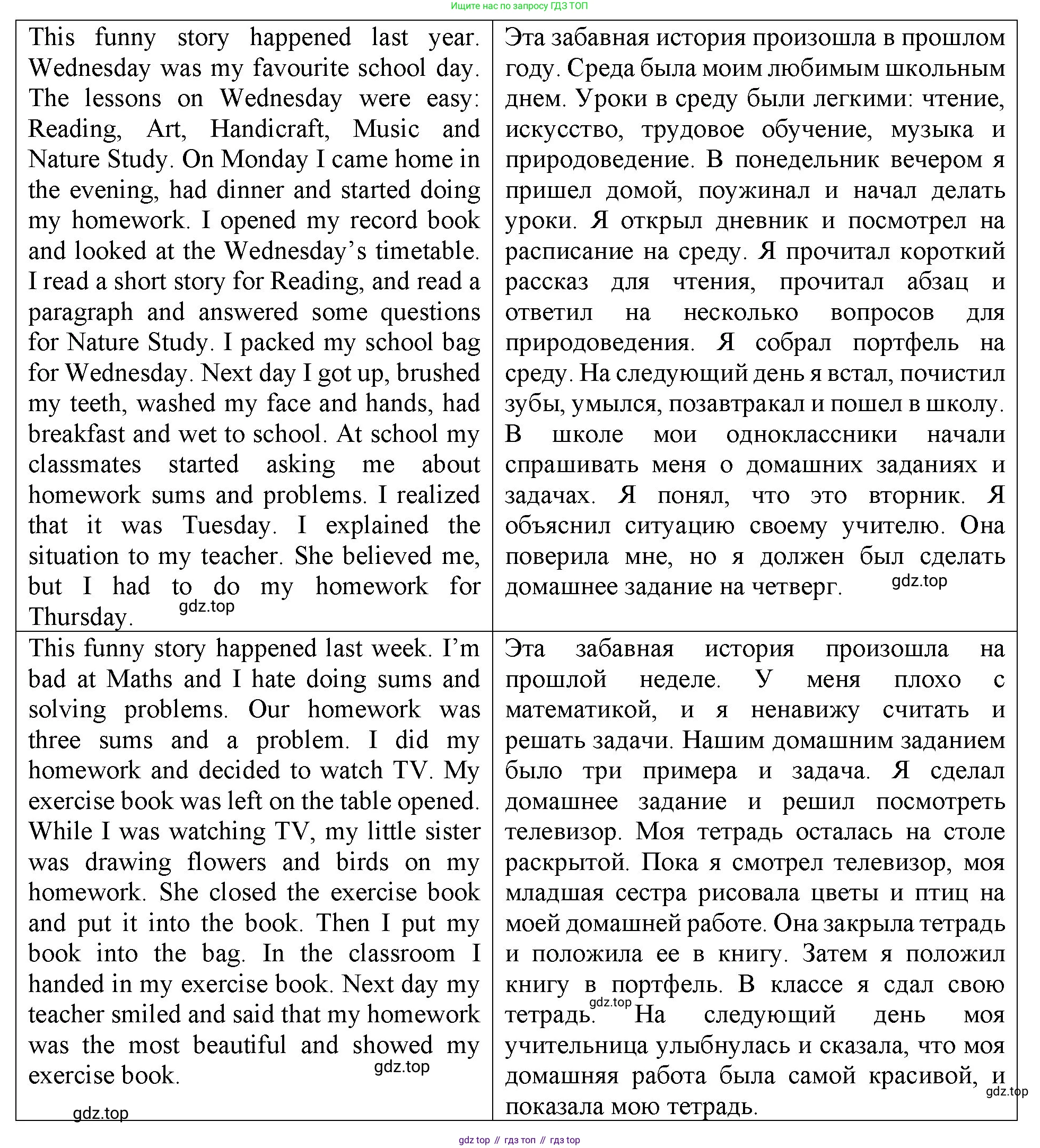 ГДЗ Английский язык (english), 4 класс Учебник (Student's book), авторы: Верещагина Ирина Николаевна (Vereshchagina Irina), Афанасьева Ольга Васильевна (Afanasyeva Olga), издательство Просвещение, Москва, 2023, серого цвета, Часть ( Part) 1, страница 77, номер 11, Решение 2 (продолжение 2)
