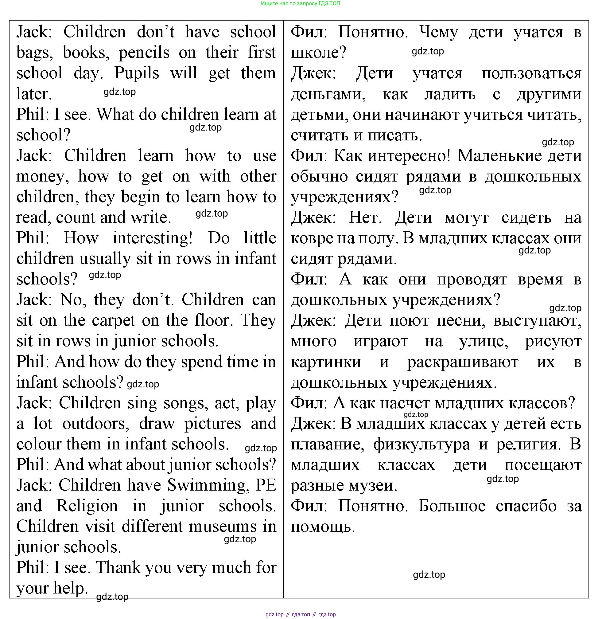 ГДЗ Английский язык (english), 4 класс Учебник (Student's book), авторы: Верещагина Ирина Николаевна (Vereshchagina Irina), Афанасьева Ольга Васильевна (Afanasyeva Olga), издательство Просвещение, Москва, 2023, серого цвета, Часть ( Part) 1, страница 75, номер 4, Решение 2 (продолжение 2)