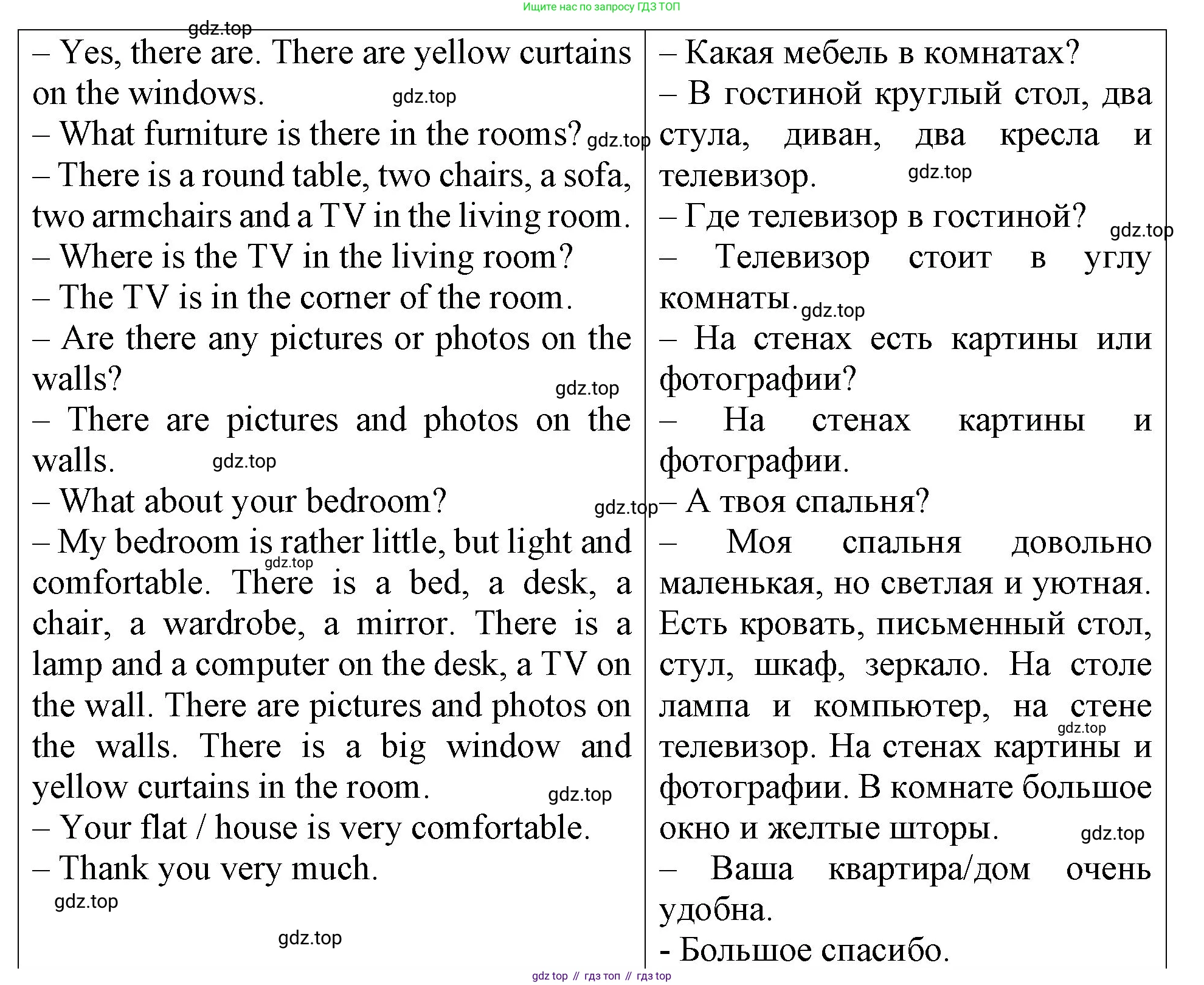 ГДЗ Английский язык (english), 4 класс Учебник (Student's book), авторы: Верещагина Ирина Николаевна (Vereshchagina Irina), Афанасьева Ольга Васильевна (Afanasyeva Olga), издательство Просвещение, Москва, 2023, серого цвета, Часть ( Part) 1, страница 110, номер 13, Решение 2 (продолжение 2)