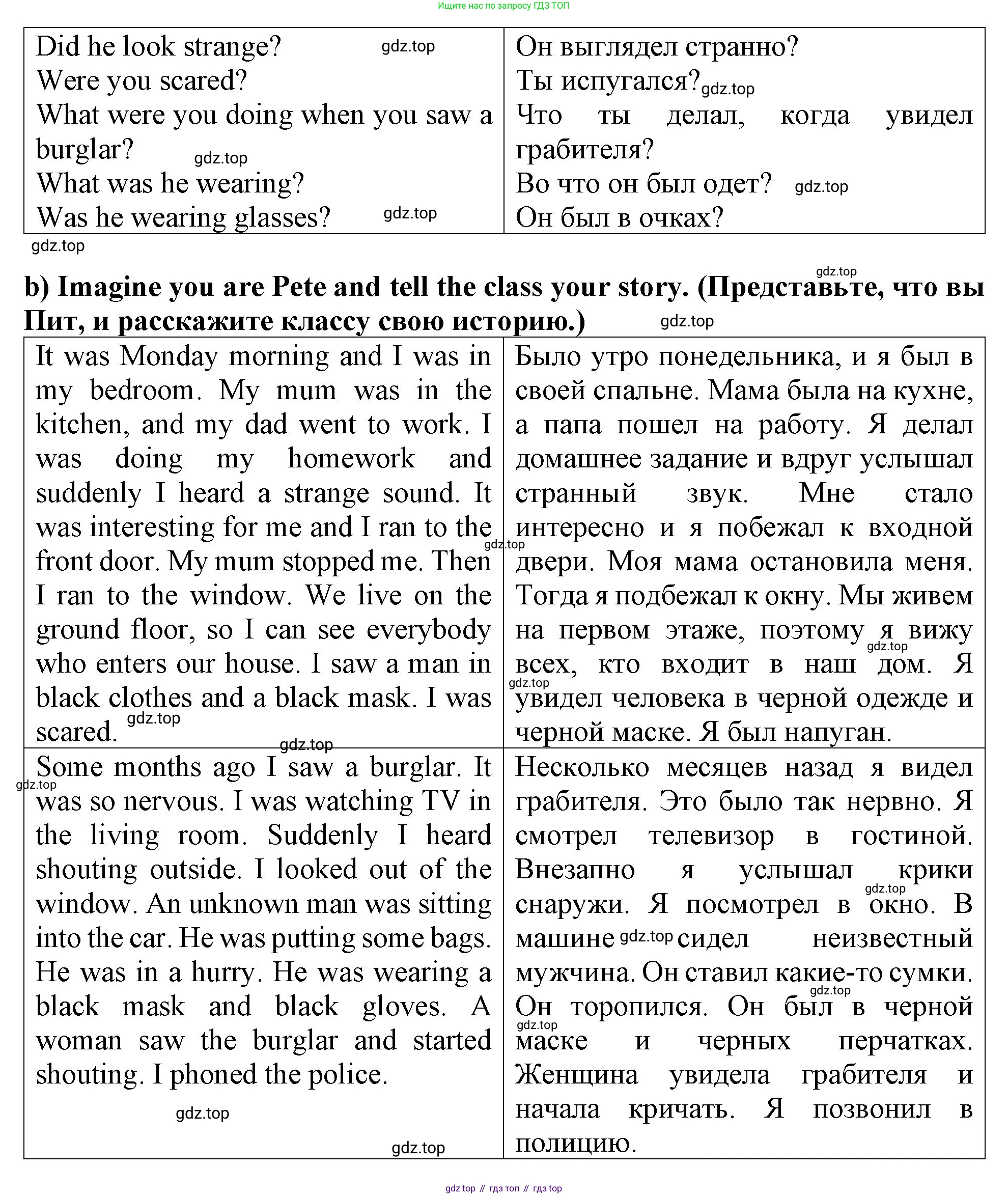 ГДЗ Английский язык (english), 4 класс Учебник (Student's book), авторы: Верещагина Ирина Николаевна (Vereshchagina Irina), Афанасьева Ольга Васильевна (Afanasyeva Olga), издательство Просвещение, Москва, 2023, серого цвета, Часть ( Part) 1, страница 113, номер 6, Решение 2 (продолжение 2)