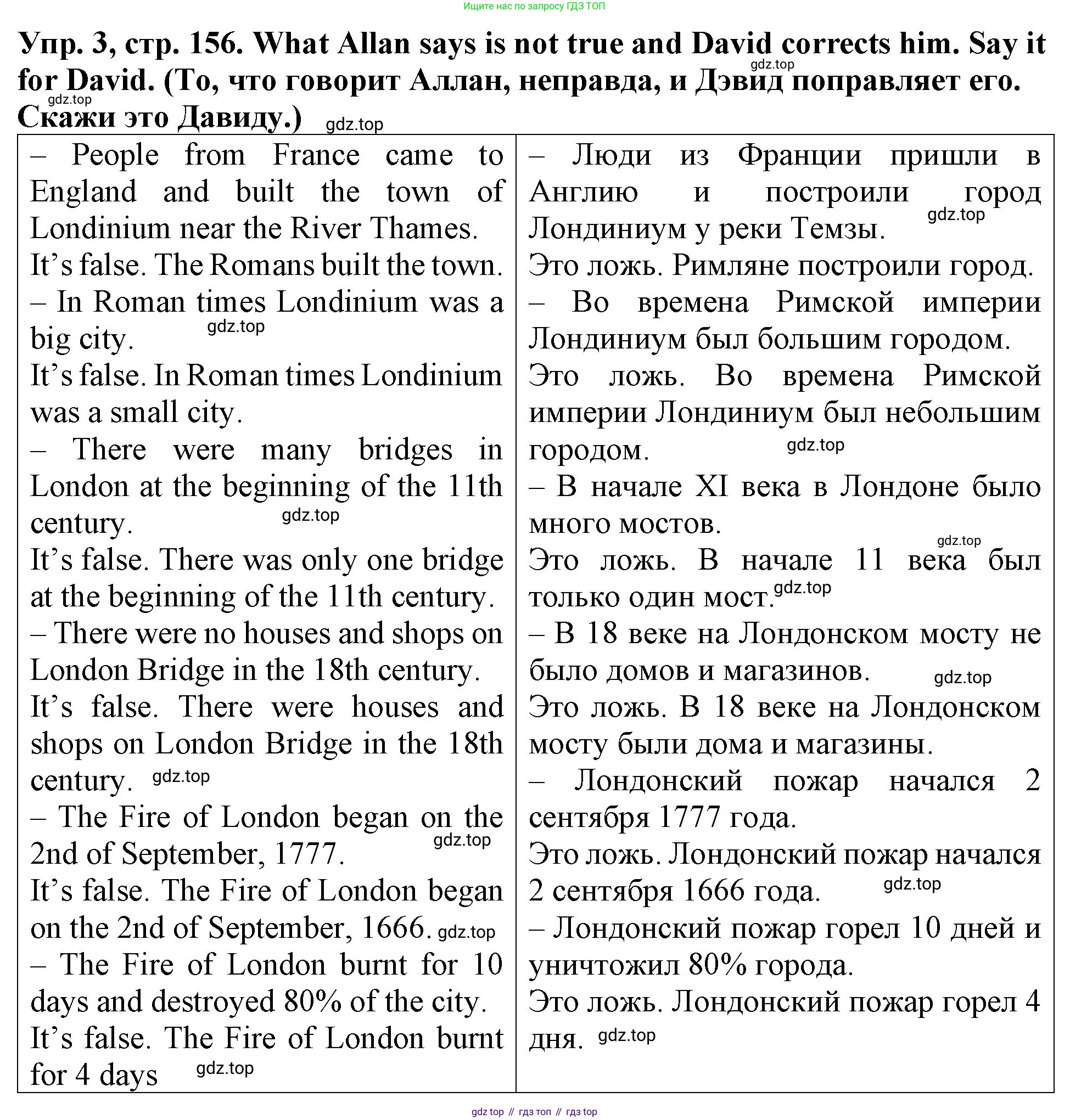 ГДЗ Английский язык (english), 4 класс Учебник (Student's book), авторы: Верещагина Ирина Николаевна (Vereshchagina Irina), Афанасьева Ольга Васильевна (Afanasyeva Olga), издательство Просвещение, Москва, 2023, серого цвета, Часть ( Part) 1, страница 156, номер 3, Решение 2