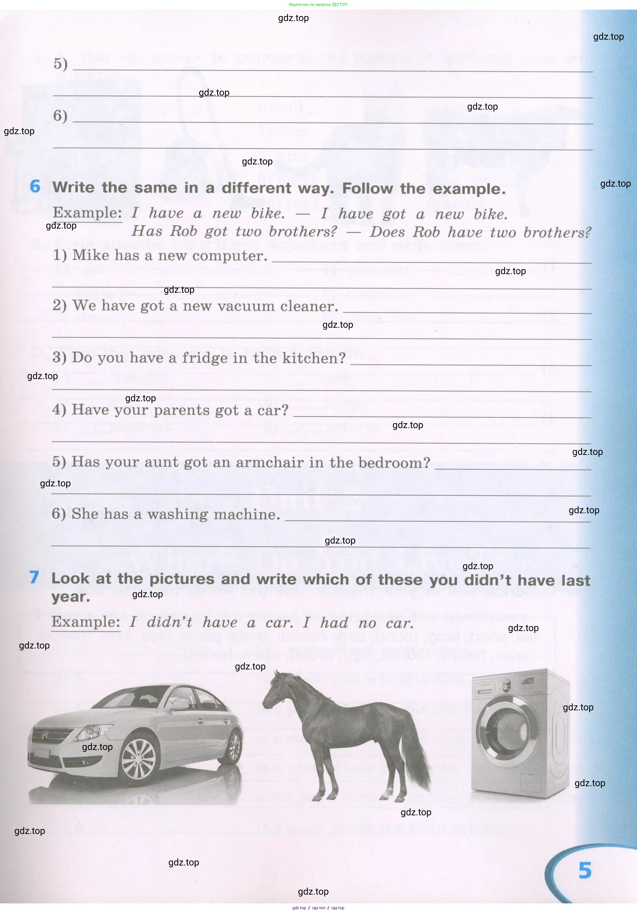 Английский язык (english), 5 класс рабочая тетрадь (activity book), авторы: Афанасьева Ольга Васильевна (Afanasyeva Olga), Михеева Ирина Владимировна (Mikheeva Irina), Баранова Ксения Михайловна (Baranova Ksenia), издательство Просвещение, Москва, 2023, зелёного цвета, Part 1, страница 5