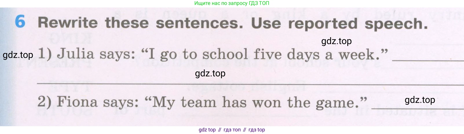 Английский язык (english), 5 класс рабочая тетрадь (activity book), авторы: Афанасьева Ольга Васильевна (Afanasyeva Olga), Михеева Ирина Владимировна (Mikheeva Irina), Баранова Ксения Михайловна (Baranova Ksenia), издательство Просвещение, Москва, 2023, зелёного цвета, Part 2, страница 44, номер 6, Условие
