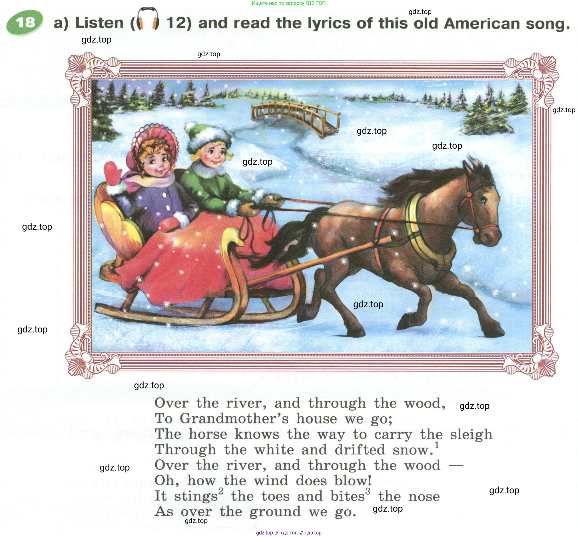Английский язык (english), 5 класс Учебник (Student's book), авторы: Афанасьева Ольга Васильевна (Afanasyeva Olga), Михеева Ирина Владимировна (Mikheeva Irina), Баранова Ксения Михайловна (Baranova Ksenia), издательство Просвещение, Москва, 2023, зелёного цвета, Часть ( Part) 1, страница 28, номер 18, Условие