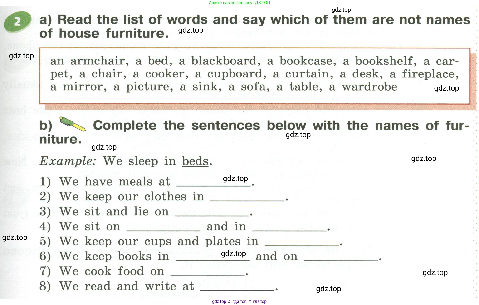 Английский язык (english), 5 класс Учебник (Student's book), авторы: Афанасьева Ольга Васильевна (Afanasyeva Olga), Михеева Ирина Владимировна (Mikheeva Irina), Баранова Ксения Михайловна (Baranova Ksenia), издательство Просвещение, Москва, 2023, зелёного цвета, Часть ( Part) 1, страница 21, номер 2, Условие