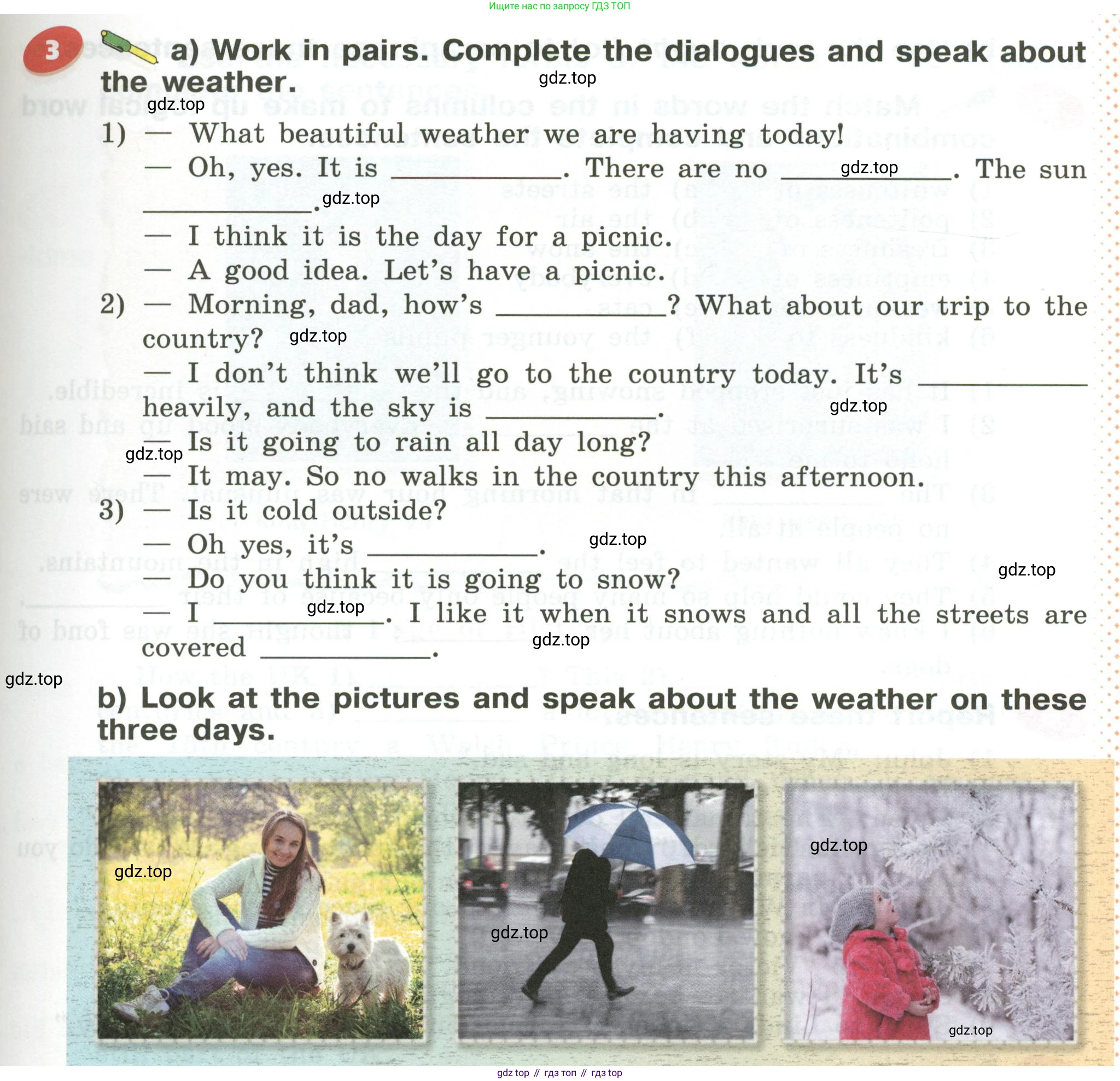 Английский язык (english), 5 класс Учебник (Student's book), авторы: Афанасьева Ольга Васильевна (Afanasyeva Olga), Михеева Ирина Владимировна (Mikheeva Irina), Баранова Ксения Михайловна (Baranova Ksenia), издательство Просвещение, Москва, 2023, зелёного цвета, Часть ( Part) 2, страница 49, номер 3, Условие