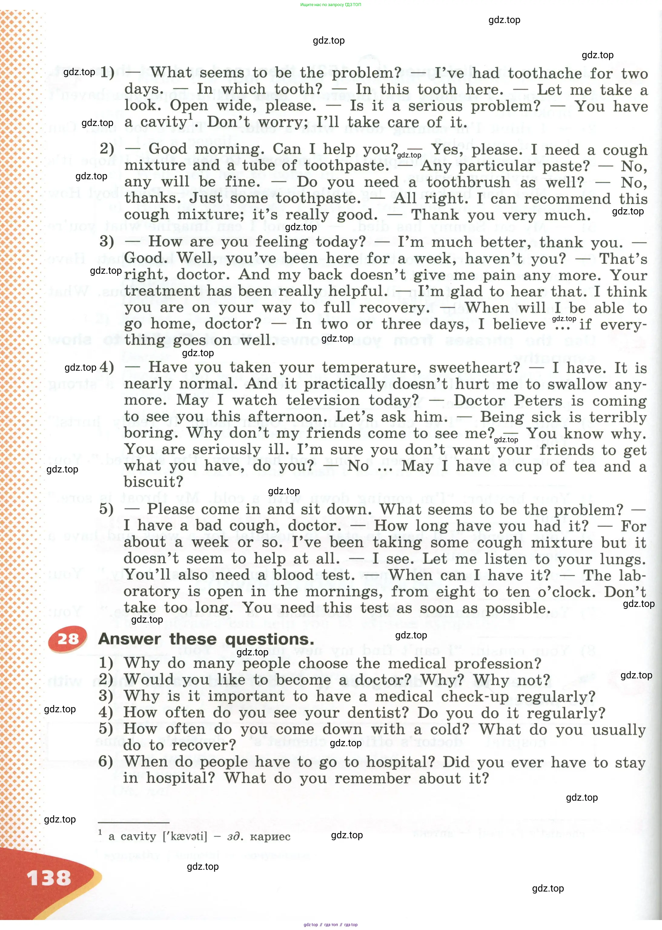 Английский язык (english), 5 класс Учебник (Student's book), авторы: Афанасьева Ольга Васильевна (Afanasyeva Olga), Михеева Ирина Владимировна (Mikheeva Irina), Баранова Ксения Михайловна (Baranova Ksenia), издательство Просвещение, Москва, 2023, зелёного цвета, Часть ( Part) 1, страница 138
