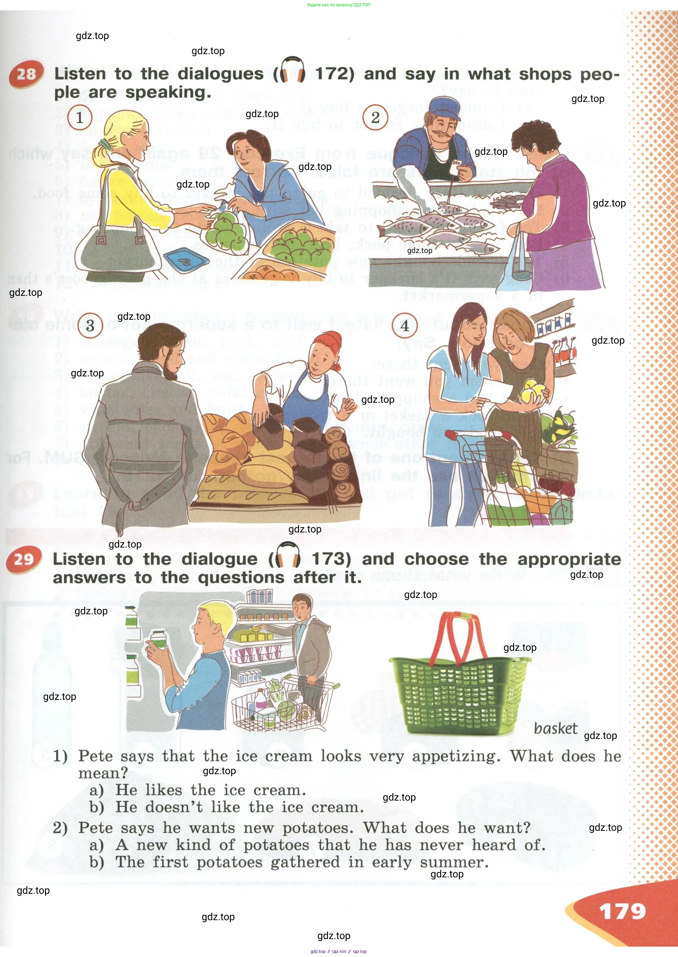 Английский язык (english), 5 класс Учебник (Student's book), авторы: Афанасьева Ольга Васильевна (Afanasyeva Olga), Михеева Ирина Владимировна (Mikheeva Irina), Баранова Ксения Михайловна (Baranova Ksenia), издательство Просвещение, Москва, 2023, зелёного цвета, Часть ( Part) 1, страница 179
