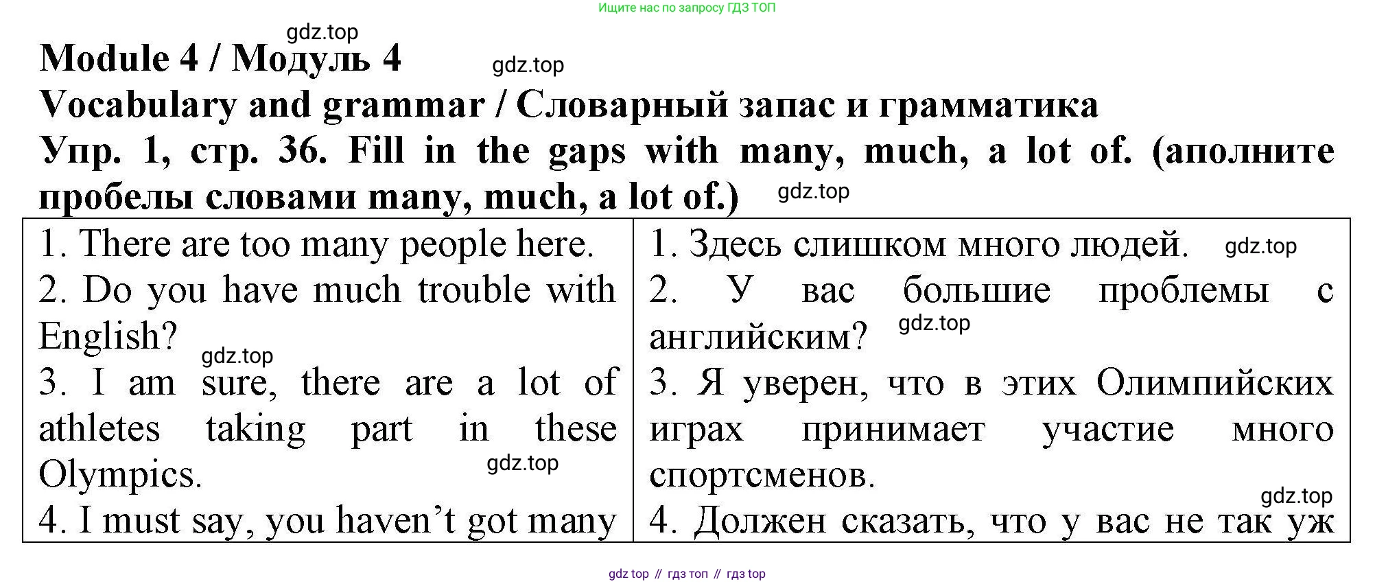 Английский язык (english), 5 класс Тренировочные упражнения в формате ОГЭ (ГИА), авторы: Комиссаров Константин Вячеславович, Кирдяева Ольга Ивановна, издательство Просвещение, Москва, 2023, белого цвета, страница 36, номер 1, Решение