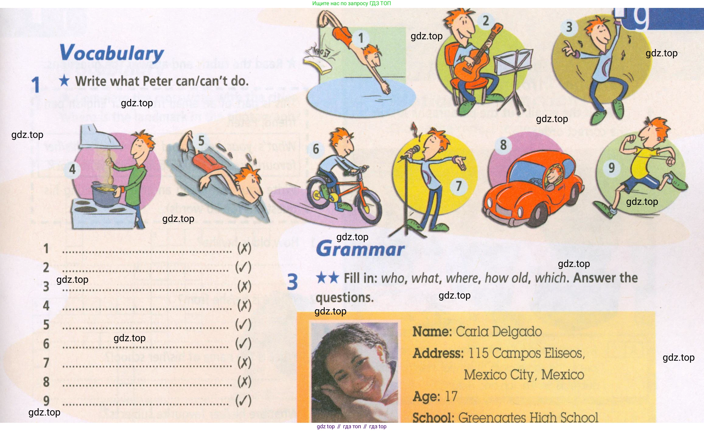 ГДЗ Английский язык (english), 5 класс Рабочая тетрадь (workbook), авторы: Баранова Ксения Михайловна (Baranova Ksenia), Дули Дженни (Dooley Jenny), Копылова Виктория Викторовна (Kopylova Victoria), Мильруд Радислав Петрович (Millrood Radislav), Эванс Вирджиния (Evans Virginia), издательство Просвещение, Москва, 2023, белого цвета, страница 9, номер 1, Условие
