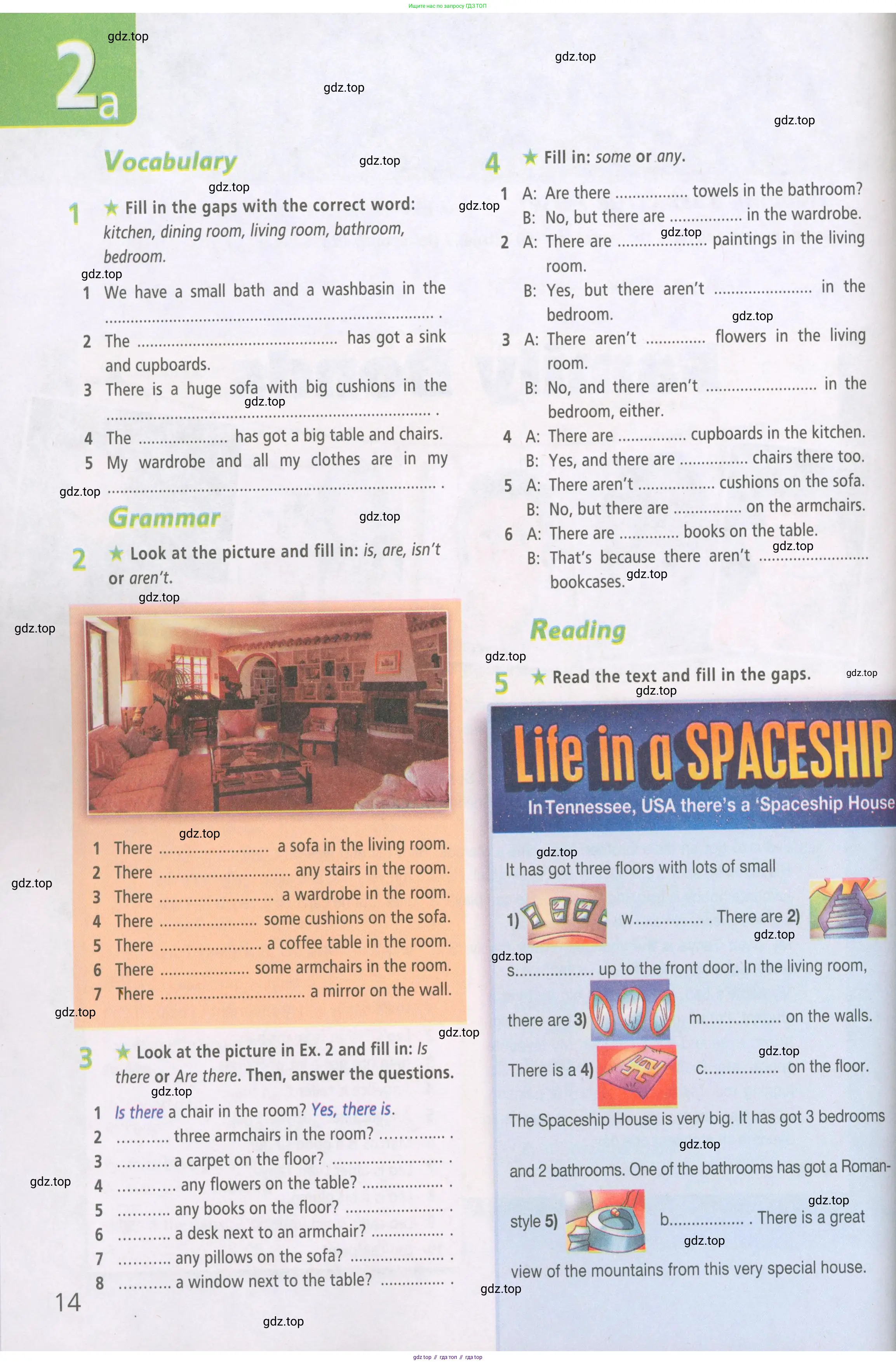 ГДЗ Английский язык (english), 5 класс Рабочая тетрадь (workbook), авторы: Баранова Ксения Михайловна (Baranova Ksenia), Дули Дженни (Dooley Jenny), Копылова Виктория Викторовна (Kopylova Victoria), Мильруд Радислав Петрович (Millrood Radislav), Эванс Вирджиния (Evans Virginia), издательство Просвещение, Москва, 2023, белого цвета, страница 14