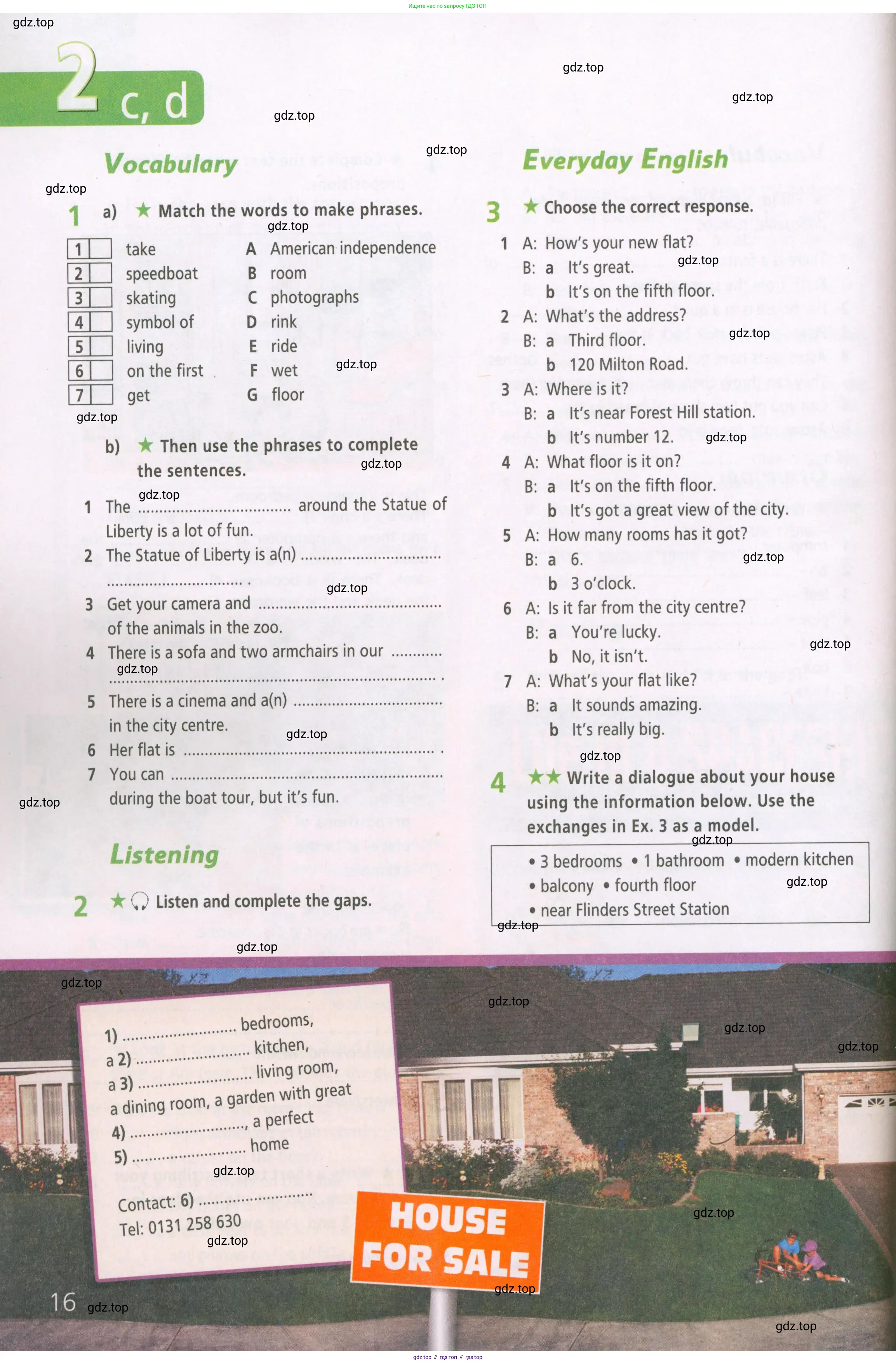 ГДЗ Английский язык (english), 5 класс Рабочая тетрадь (workbook), авторы: Баранова Ксения Михайловна (Baranova Ksenia), Дули Дженни (Dooley Jenny), Копылова Виктория Викторовна (Kopylova Victoria), Мильруд Радислав Петрович (Millrood Radislav), Эванс Вирджиния (Evans Virginia), издательство Просвещение, Москва, 2023, белого цвета, страница 16