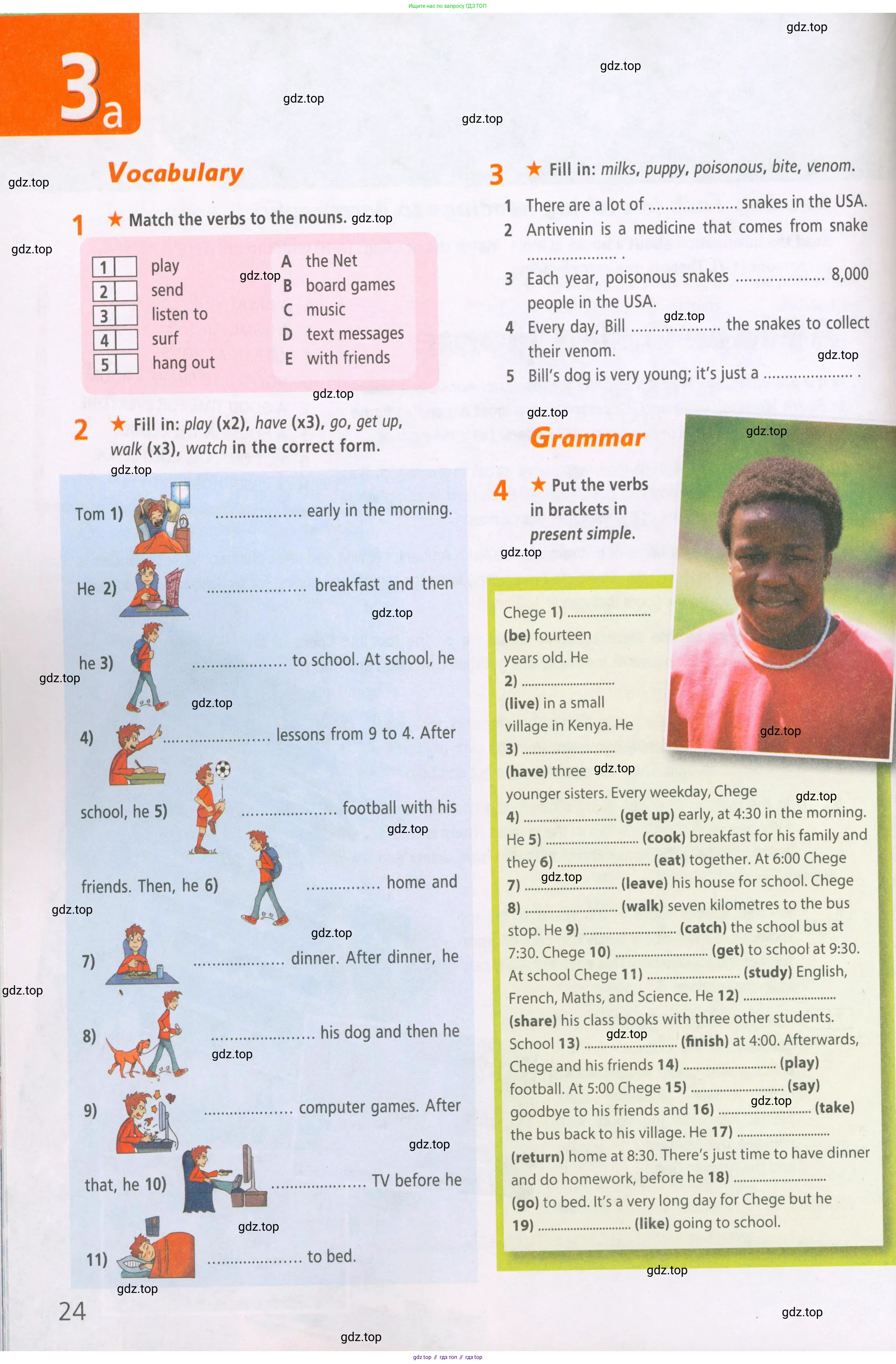 ГДЗ Английский язык (english), 5 класс Рабочая тетрадь (workbook), авторы: Баранова Ксения Михайловна (Baranova Ksenia), Дули Дженни (Dooley Jenny), Копылова Виктория Викторовна (Kopylova Victoria), Мильруд Радислав Петрович (Millrood Radislav), Эванс Вирджиния (Evans Virginia), издательство Просвещение, Москва, 2023, белого цвета, страница 24