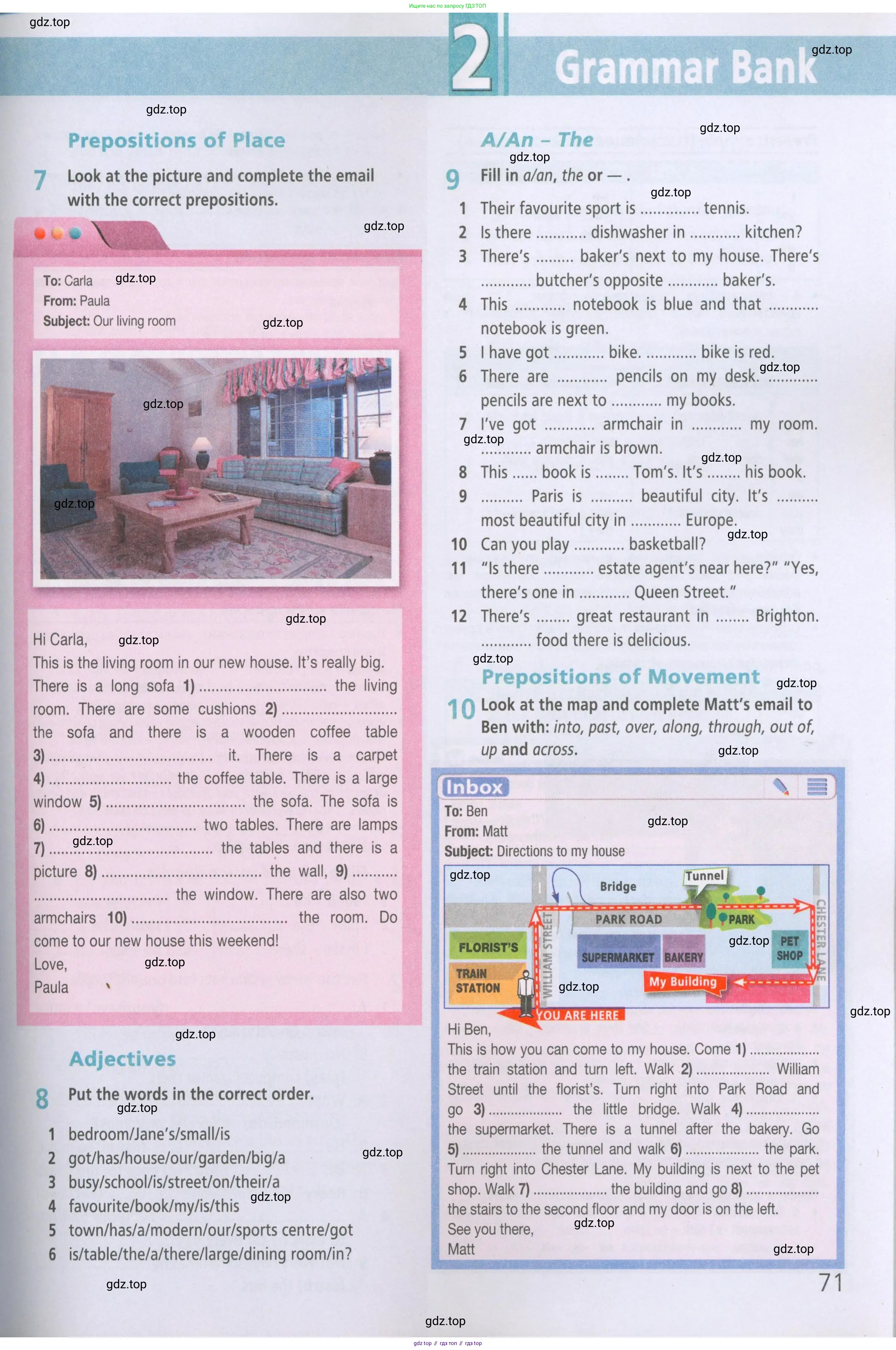 ГДЗ Английский язык (english), 5 класс Рабочая тетрадь (workbook), авторы: Баранова Ксения Михайловна (Baranova Ksenia), Дули Дженни (Dooley Jenny), Копылова Виктория Викторовна (Kopylova Victoria), Мильруд Радислав Петрович (Millrood Radislav), Эванс Вирджиния (Evans Virginia), издательство Просвещение, Москва, 2023, белого цвета, страница 71
