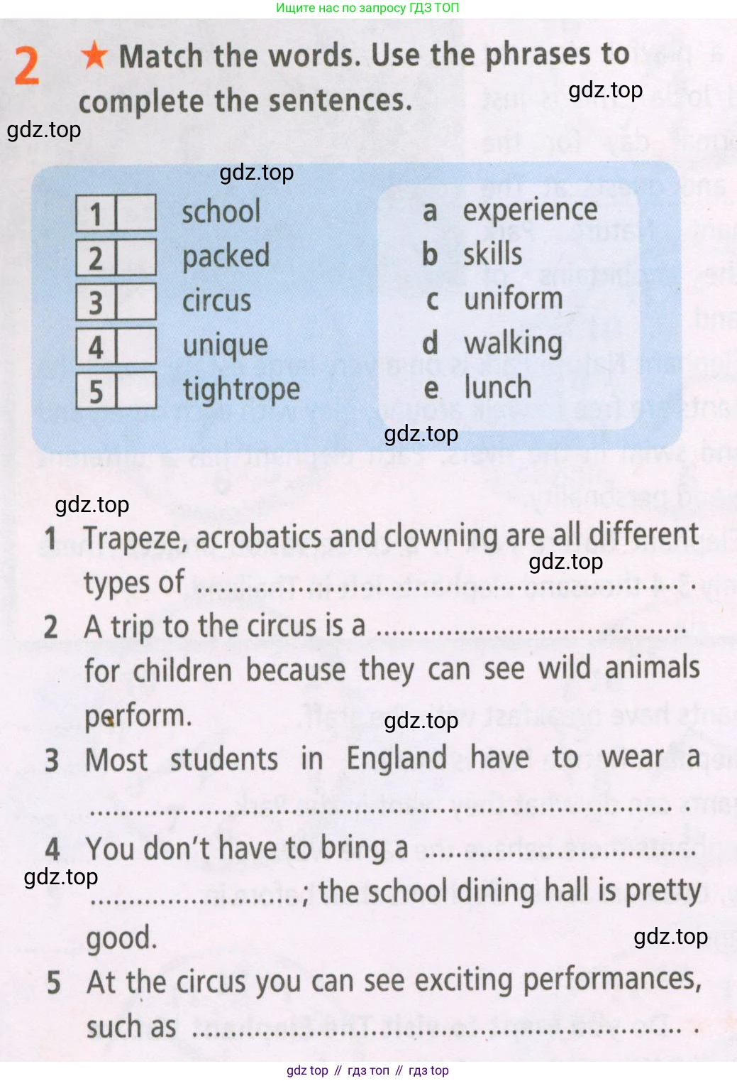 ГДЗ Английский язык (english), 5 класс Рабочая тетрадь (workbook), авторы: Баранова Ксения Михайловна (Baranova Ksenia), Дули Дженни (Dooley Jenny), Копылова Виктория Викторовна (Kopylova Victoria), Мильруд Радислав Петрович (Millrood Radislav), Эванс Вирджиния (Evans Virginia), издательство Просвещение, Москва, 2023, белого цвета, страница 28, номер 2, Условие