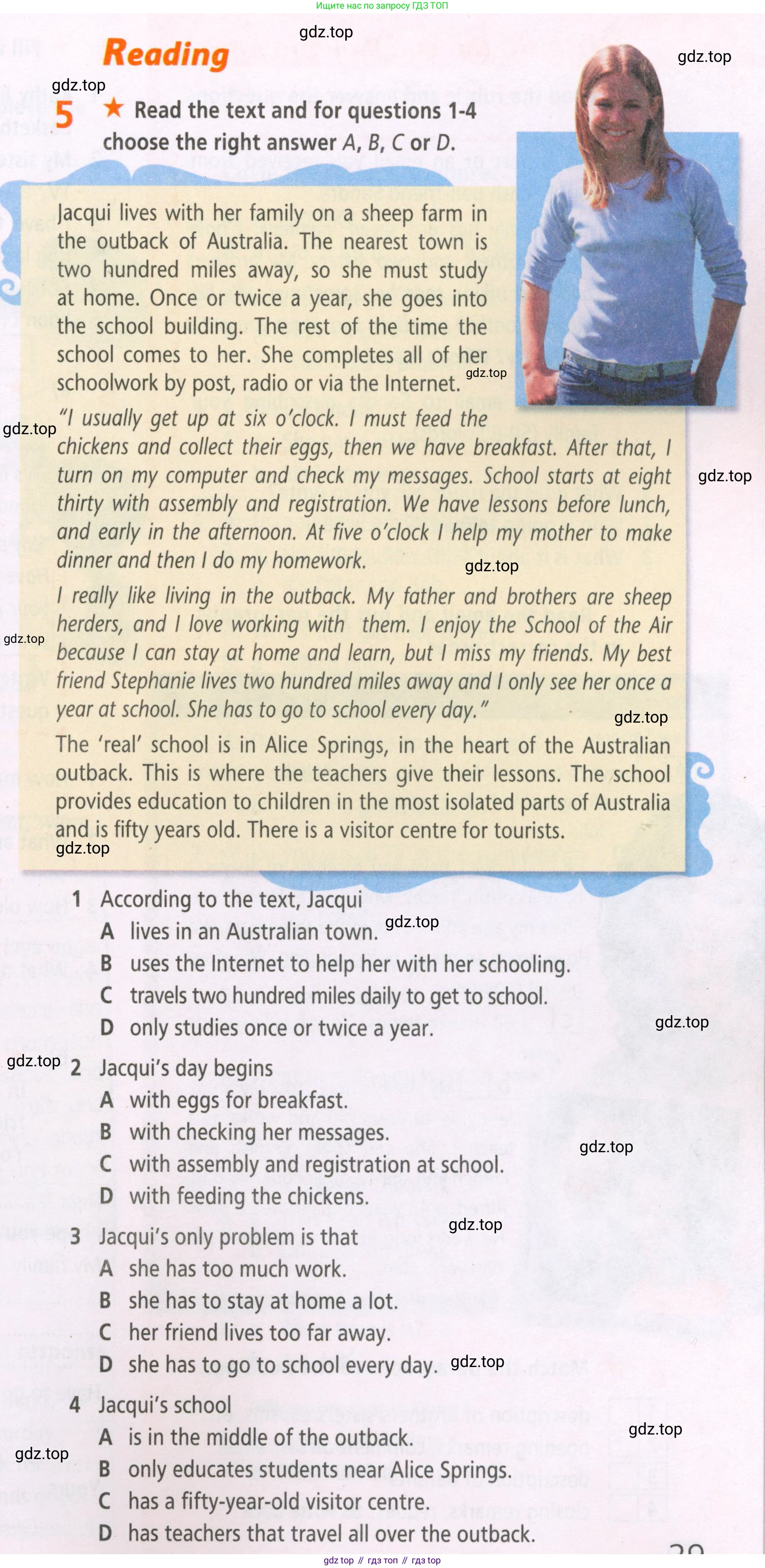 ГДЗ Английский язык (english), 5 класс Рабочая тетрадь (workbook), авторы: Баранова Ксения Михайловна (Baranova Ksenia), Дули Дженни (Dooley Jenny), Копылова Виктория Викторовна (Kopylova Victoria), Мильруд Радислав Петрович (Millrood Radislav), Эванс Вирджиния (Evans Virginia), издательство Просвещение, Москва, 2023, белого цвета, страница 29, номер 5, Условие