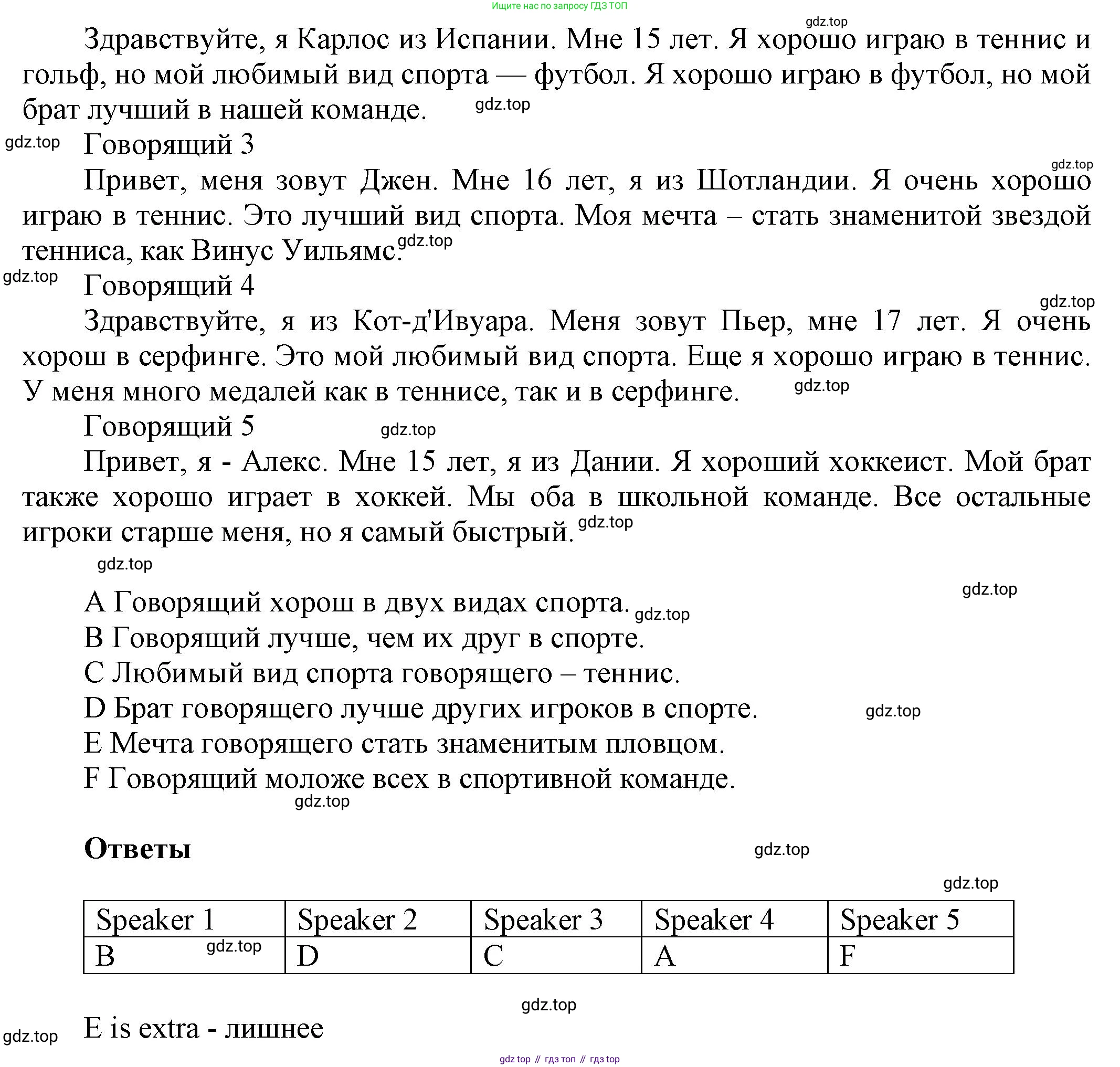 ГДЗ Английский язык (english), 5 класс Рабочая тетрадь (workbook), авторы: Баранова Ксения Михайловна (Baranova Ksenia), Дули Дженни (Dooley Jenny), Копылова Виктория Викторовна (Kopylova Victoria), Мильруд Радислав Петрович (Millrood Radislav), Эванс Вирджиния (Evans Virginia), издательство Просвещение, Москва, 2023, белого цвета, страница 8, номер 4, Решение 1 (продолжение 2)