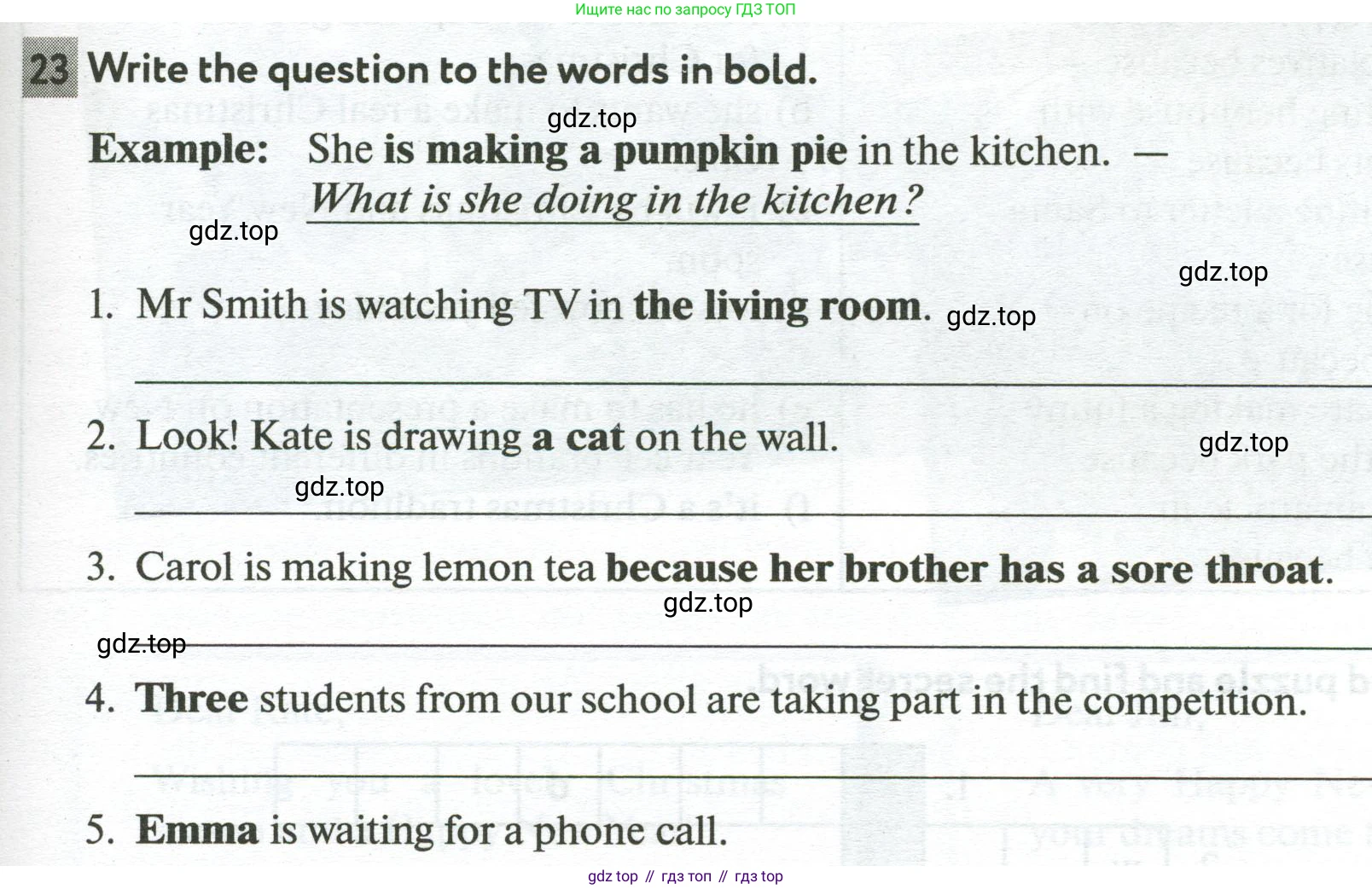Английский язык (english), 5 класс рабочая тетрадь с контрольными работами (workbook + tests), авторы: Биболетова Мерем Забатовна, Денисенко Ольга Анатольевна, Трубанева Наталия Николаевна, издательство Просвещение, Москва, 2023, страница 35, номер 23, Условие