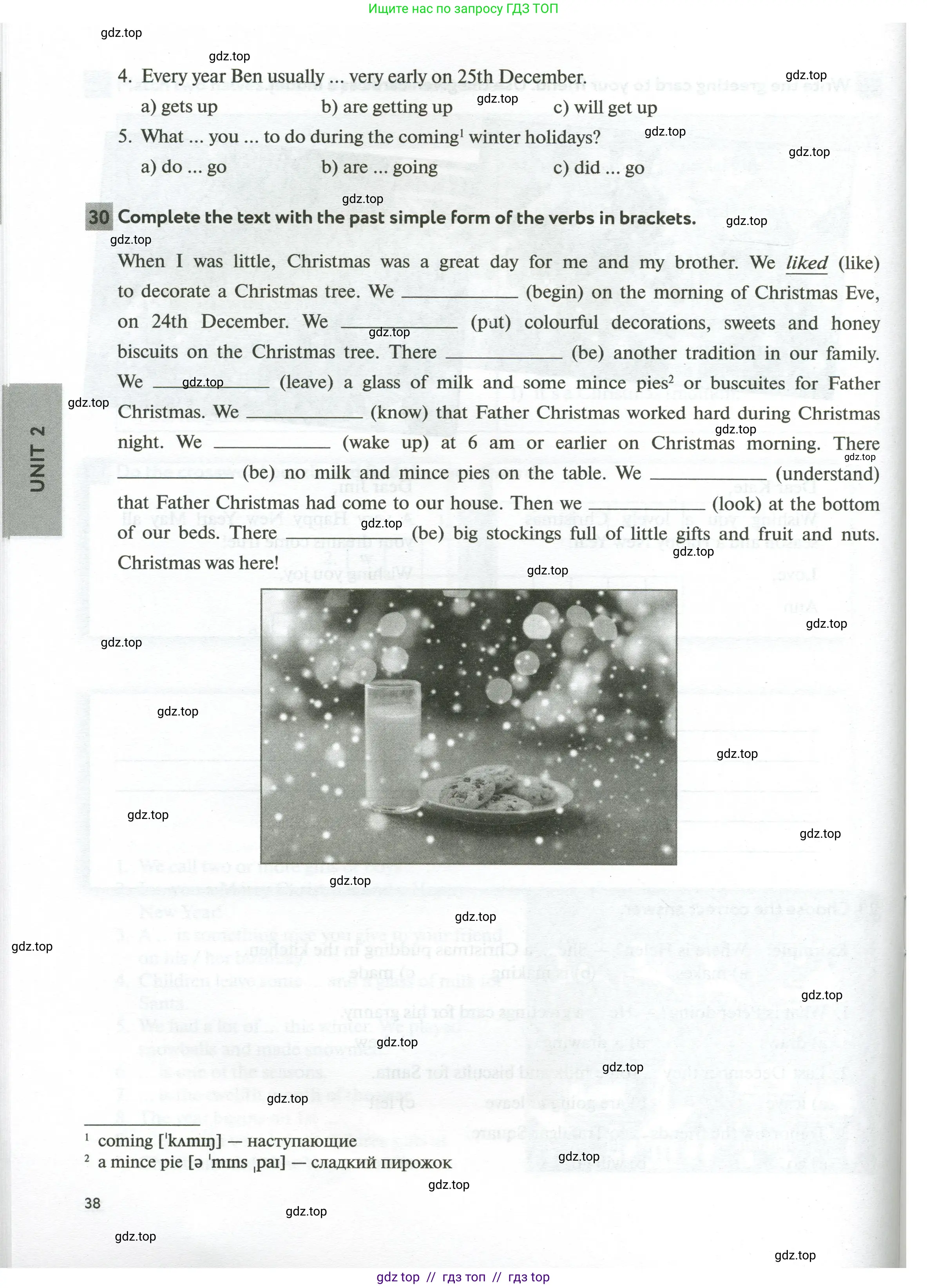 Английский язык (english), 5 класс рабочая тетрадь с контрольными работами (workbook + tests), авторы: Биболетова Мерем Забатовна, Денисенко Ольга Анатольевна, Трубанева Наталия Николаевна, издательство Просвещение, Москва, 2023, страница 38