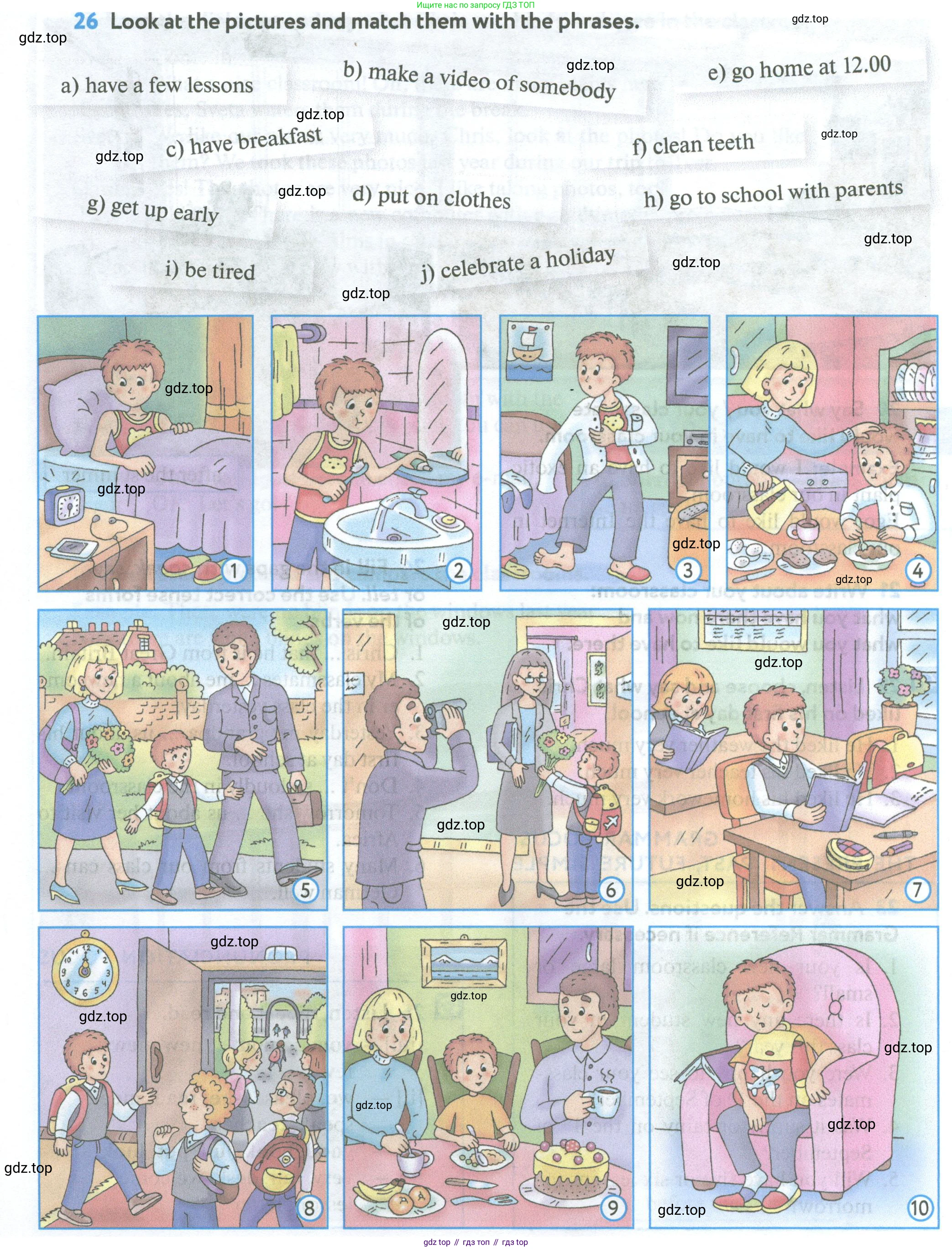 Английский язык (english), 5 класс Учебник (Student's book), авторы: Биболетова Мерем Забатовна, Денисенко Ольга Анатольевна, Трубанева Наталия Николаевна, издательство Просвещение, Москва, 2023, страница 14, номер 26, Условие