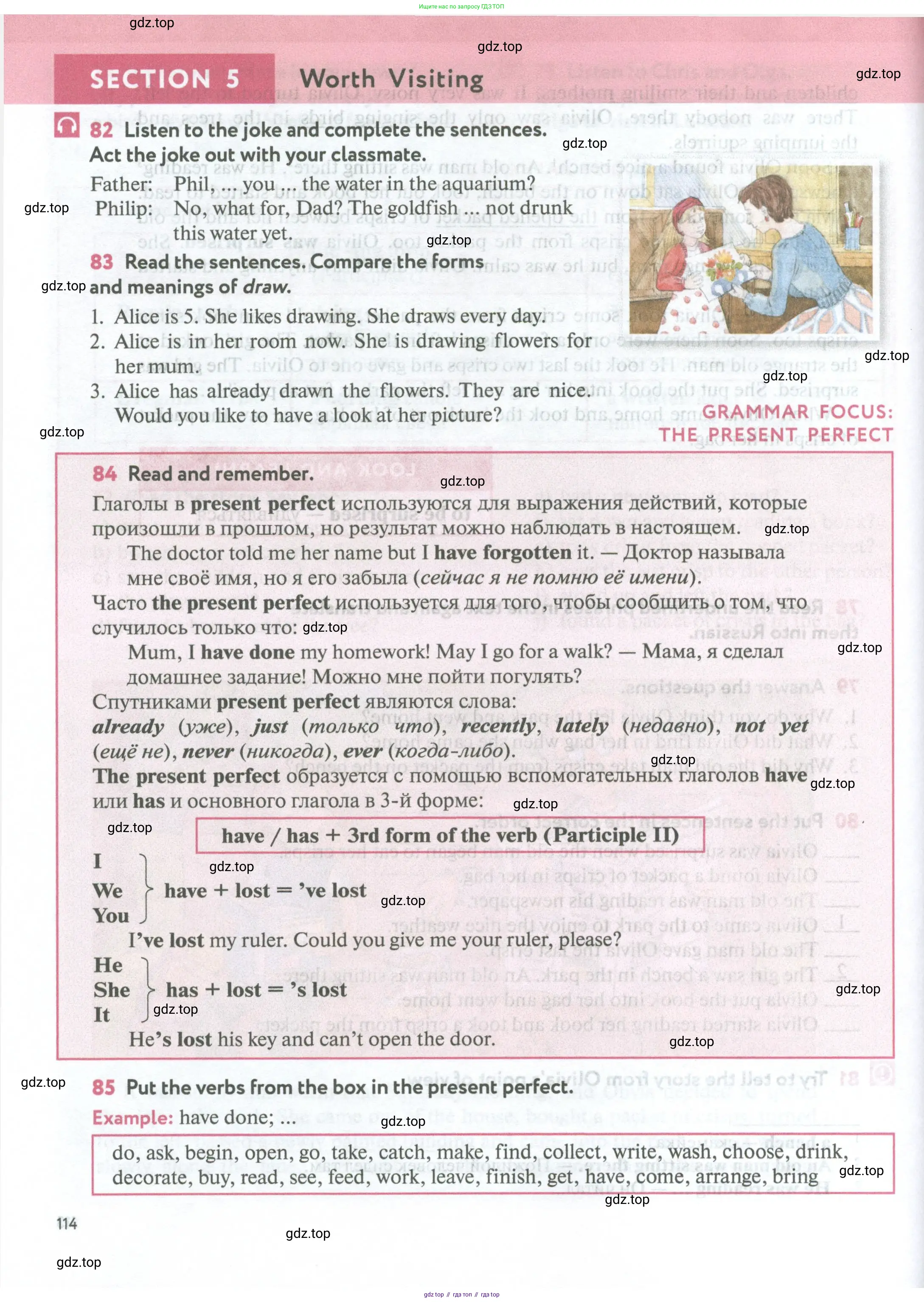 Английский язык (english), 5 класс Учебник (Student's book), авторы: Биболетова Мерем Забатовна, Денисенко Ольга Анатольевна, Трубанева Наталия Николаевна, издательство Просвещение, Москва, 2023, страница 114