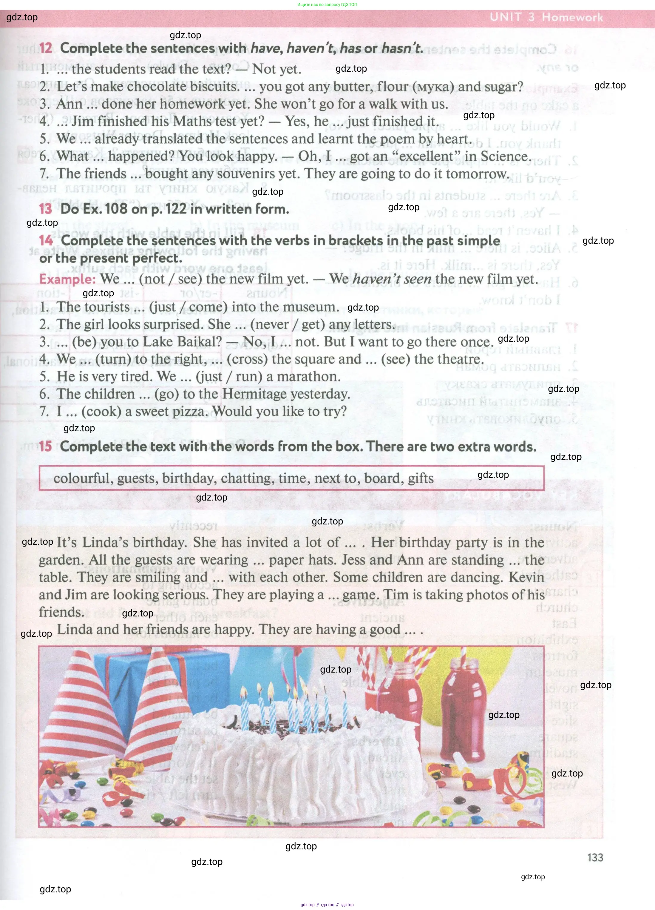 Английский язык (english), 5 класс Учебник (Student's book), авторы: Биболетова Мерем Забатовна, Денисенко Ольга Анатольевна, Трубанева Наталия Николаевна, издательство Просвещение, Москва, 2023, страница 133