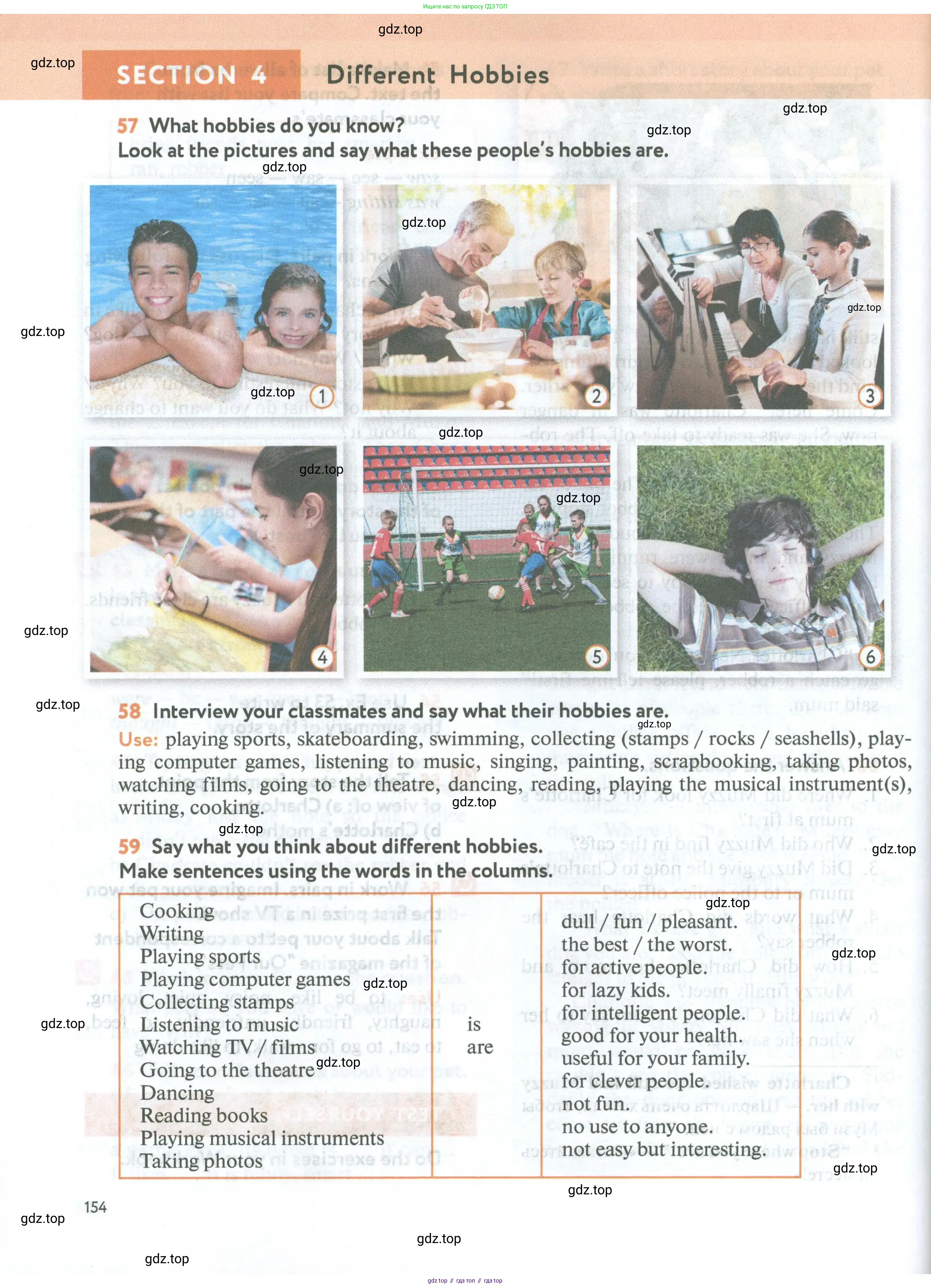 Английский язык (english), 5 класс Учебник (Student's book), авторы: Биболетова Мерем Забатовна, Денисенко Ольга Анатольевна, Трубанева Наталия Николаевна, издательство Просвещение, Москва, 2023, страница 154