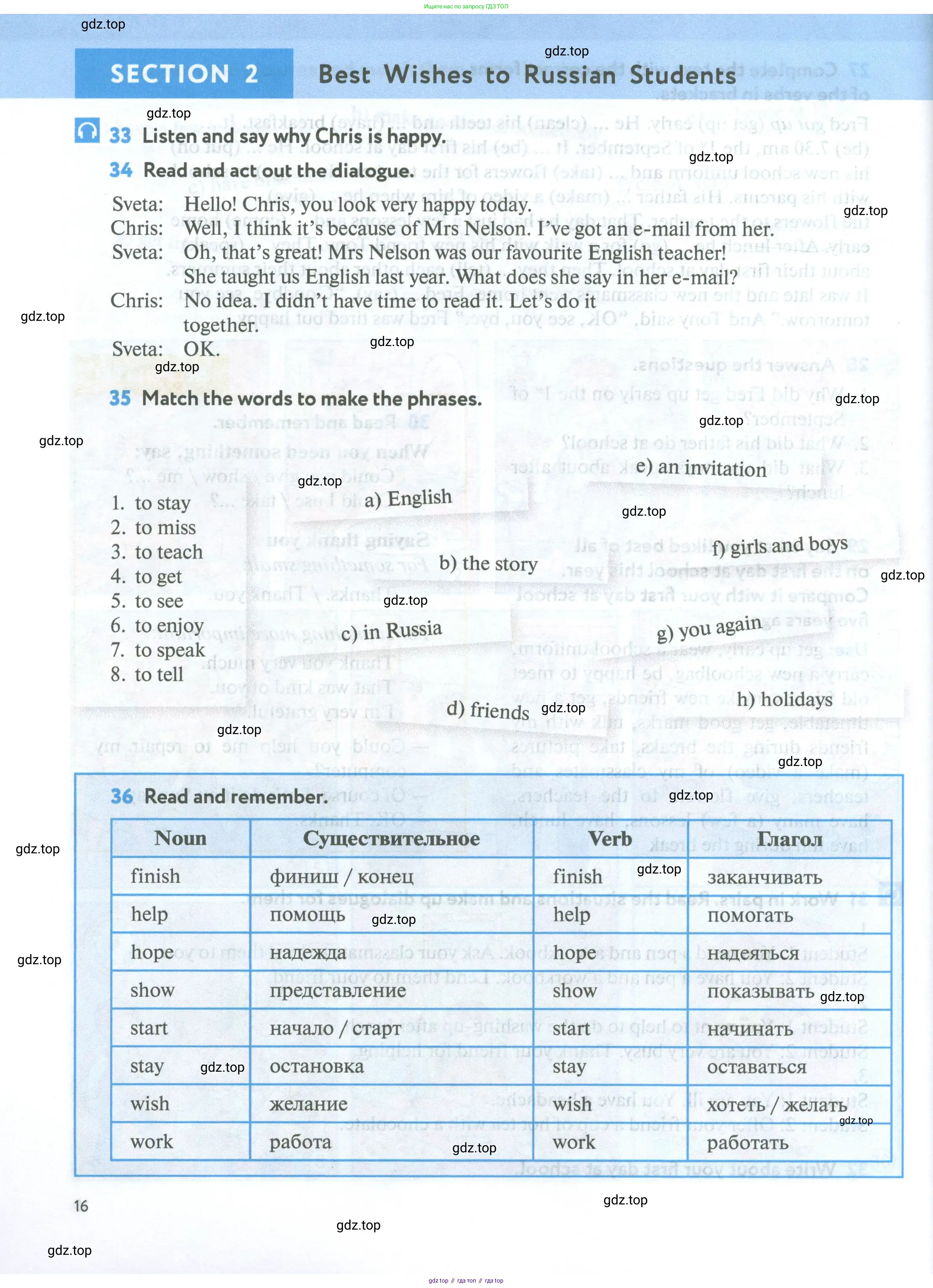 Английский язык (english), 5 класс Учебник (Student's book), авторы: Биболетова Мерем Забатовна, Денисенко Ольга Анатольевна, Трубанева Наталия Николаевна, издательство Просвещение, Москва, 2023, страница 16
