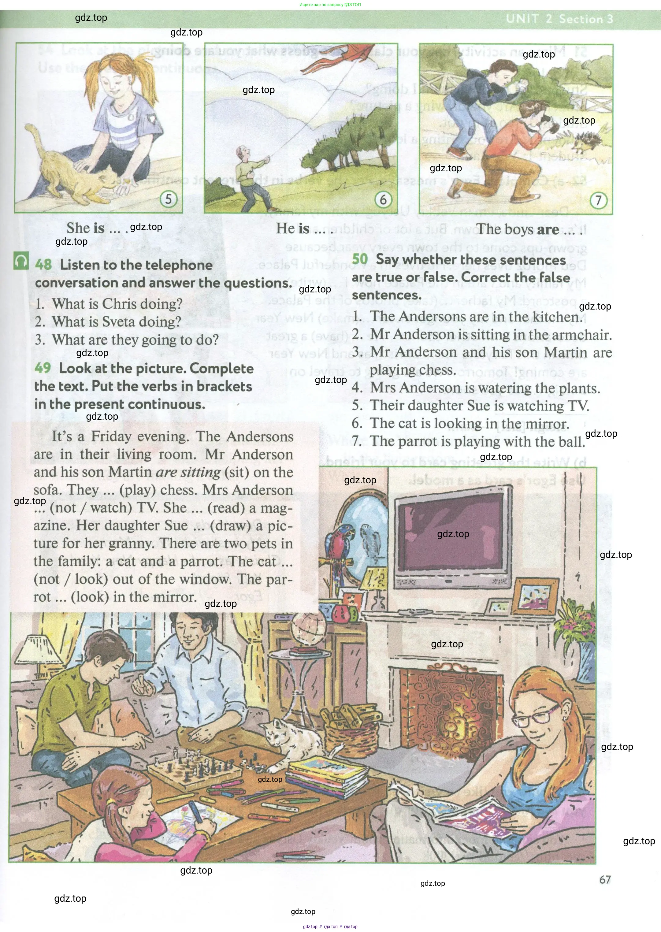 Английский язык (english), 5 класс Учебник (Student's book), авторы: Биболетова Мерем Забатовна, Денисенко Ольга Анатольевна, Трубанева Наталия Николаевна, издательство Просвещение, Москва, 2023, страница 67