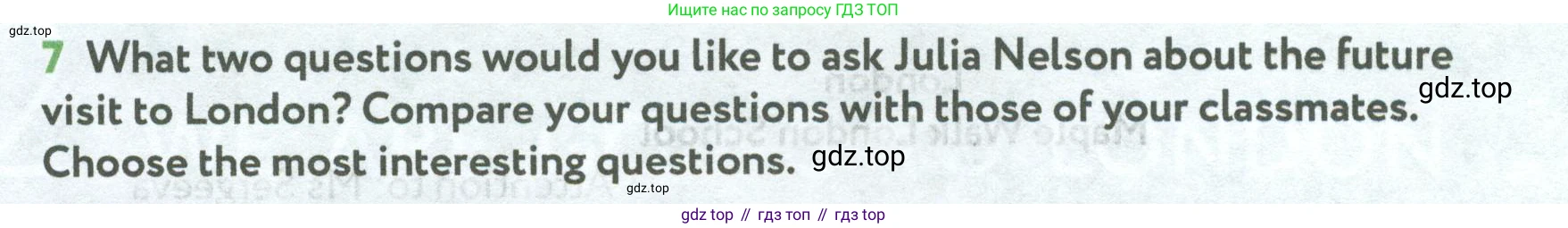 Английский язык (english), 5 класс Учебник (Student's book), авторы: Биболетова Мерем Забатовна, Денисенко Ольга Анатольевна, Трубанева Наталия Николаевна, издательство Просвещение, Москва, 2023, страница 54, номер 7, Условие