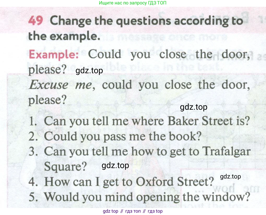 Английский язык (english), 5 класс Учебник (Student's book), авторы: Биболетова Мерем Забатовна, Денисенко Ольга Анатольевна, Трубанева Наталия Николаевна, издательство Просвещение, Москва, 2023, страница 104, номер 49, Условие