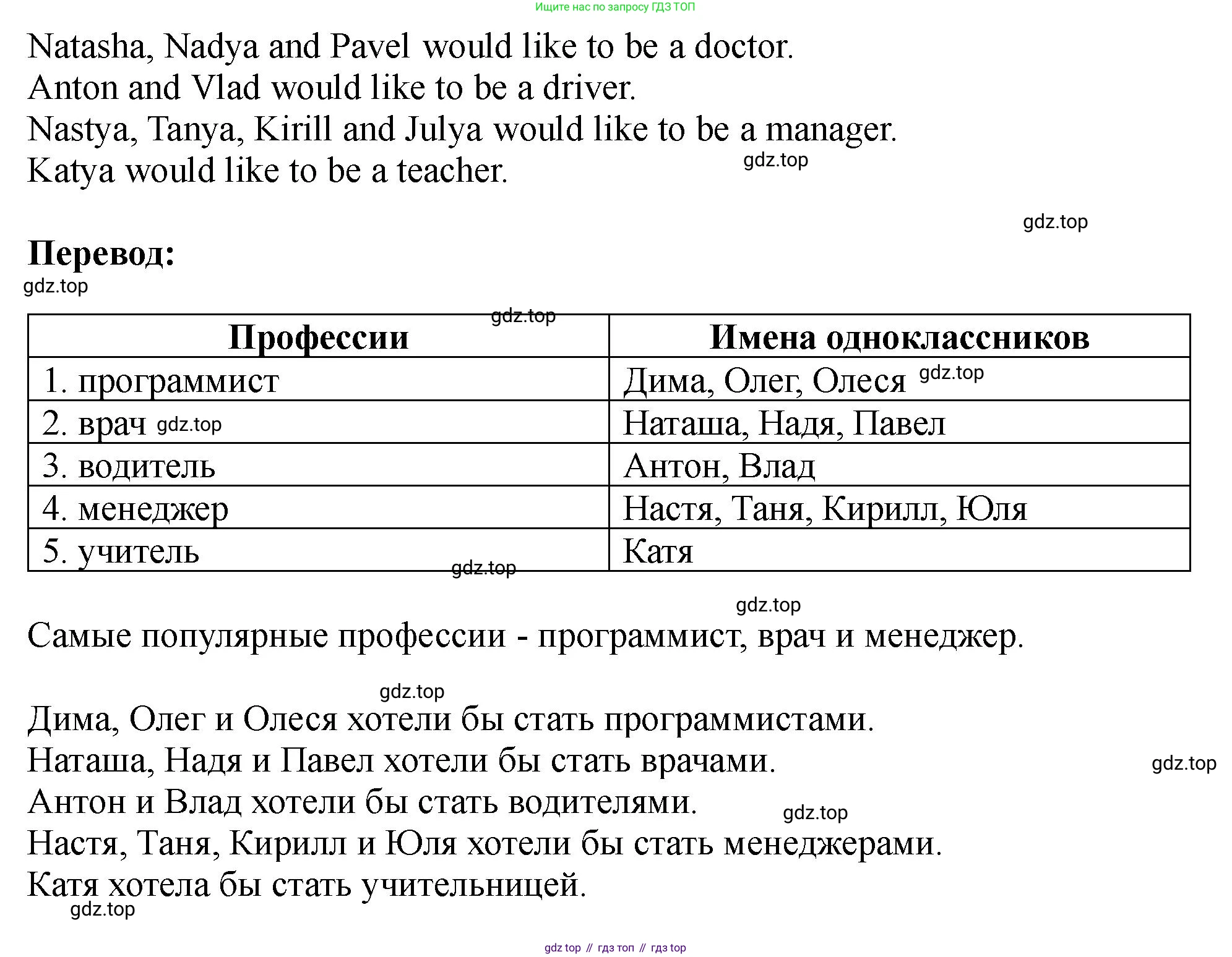 Английский язык (english), 5 класс Учебник (Student's book), авторы: Биболетова Мерем Забатовна, Денисенко Ольга Анатольевна, Трубанева Наталия Николаевна, издательство Просвещение, Москва, 2023, страница 159, номер 78, Решение (продолжение 2)