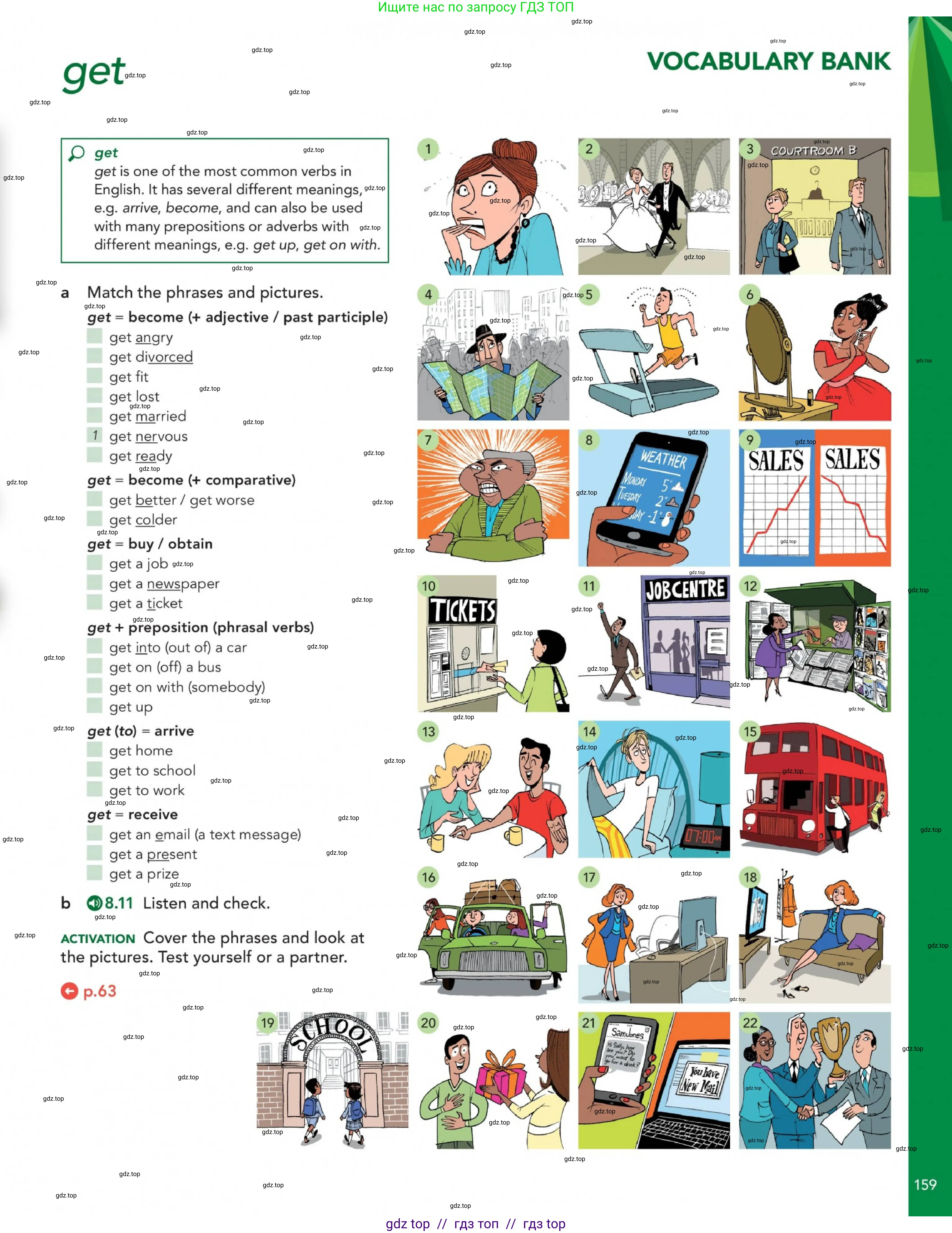 Английский язык (english), 5-11 класс Учебник (Student's book), авторы: Latham-Koenig Christina, Oxenden Clive, Lambert Jerry, издательство Oxford University Press, Москва, белого цвета, страница 159