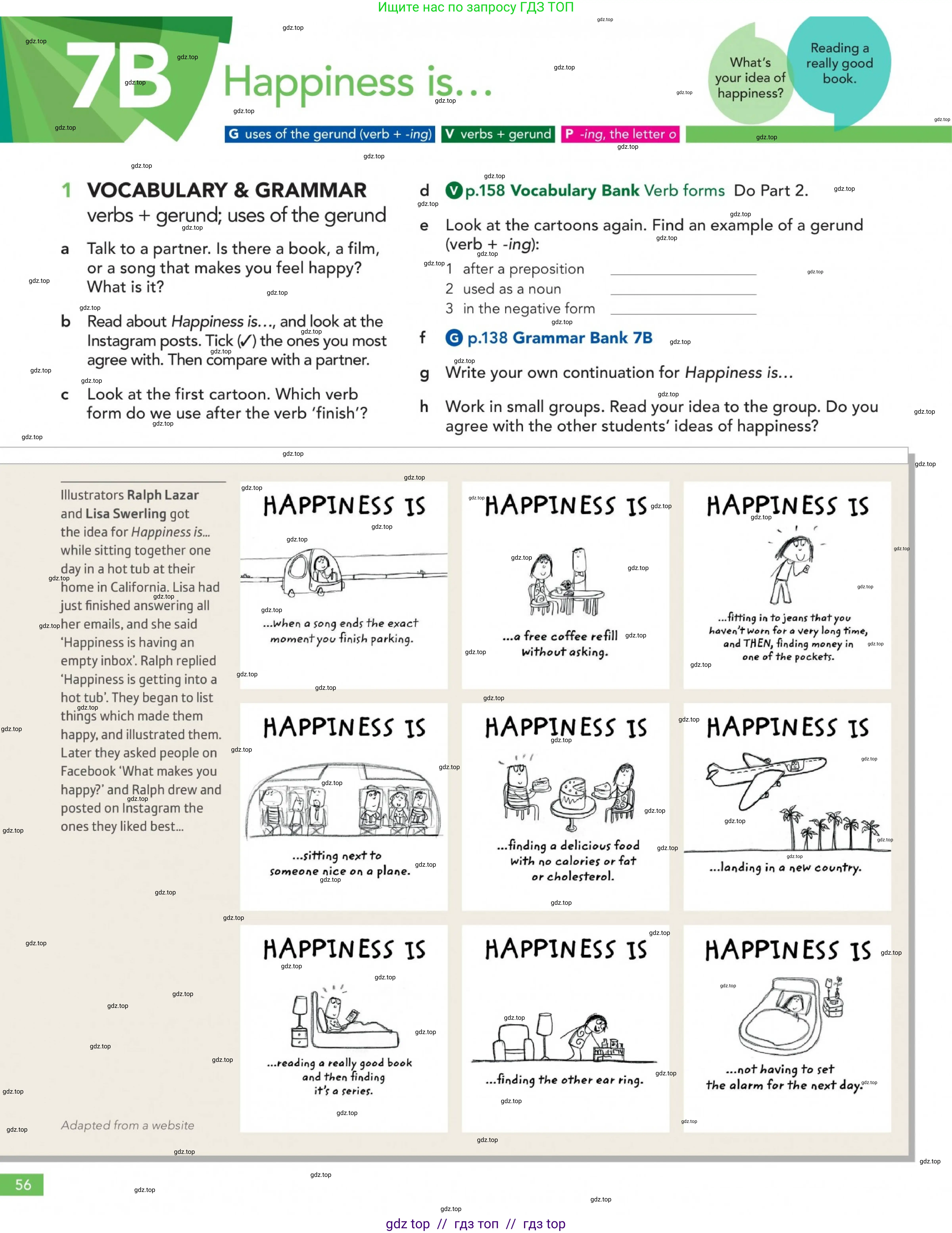 Английский язык (english), 5-11 класс Учебник (Student's book), авторы: Latham-Koenig Christina, Oxenden Clive, Lambert Jerry, издательство Oxford University Press, Москва, белого цвета, страница 56